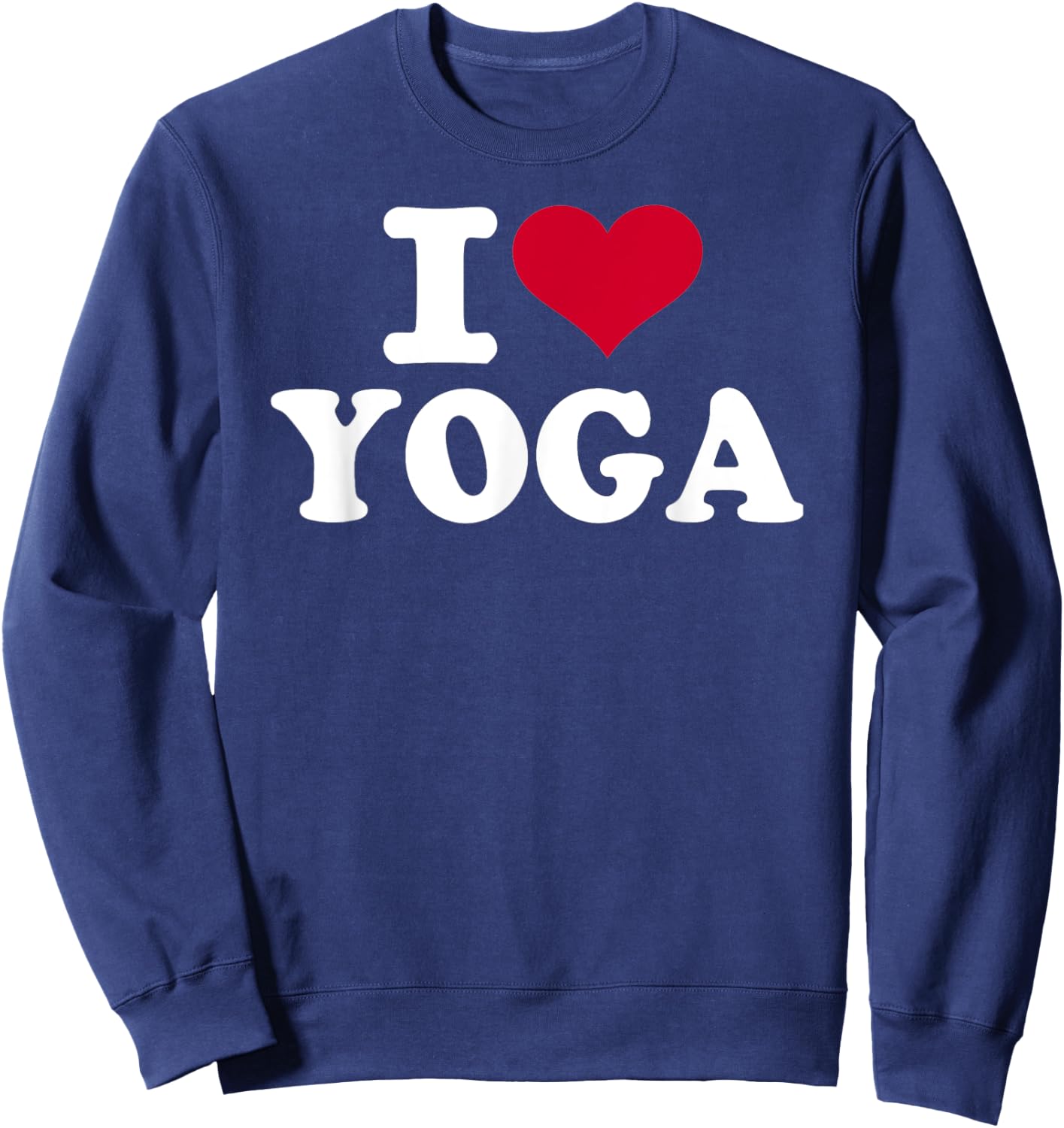 I love yoga Sweatshirt - Sweatshirt | Navy
