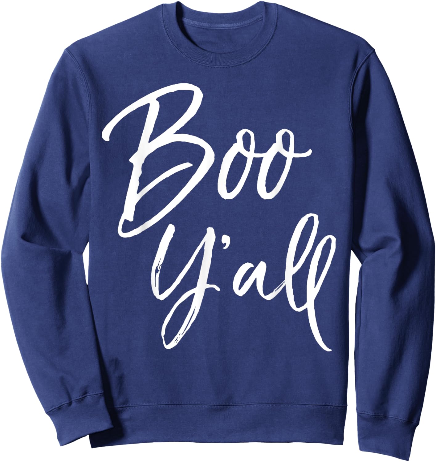 Boo Y'all Shirt for Girls Cute Southern Halloween Women Sweatshirt - Sweatshirt | Navy