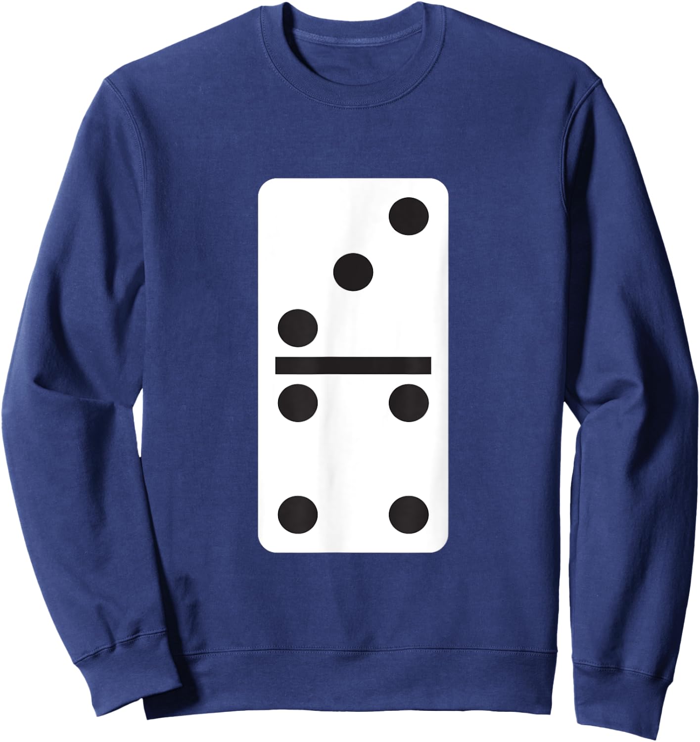 Three Four Dominoes - Halloween Matching Domino Game Costume Sweatshirt - Sweatshirt | Navy