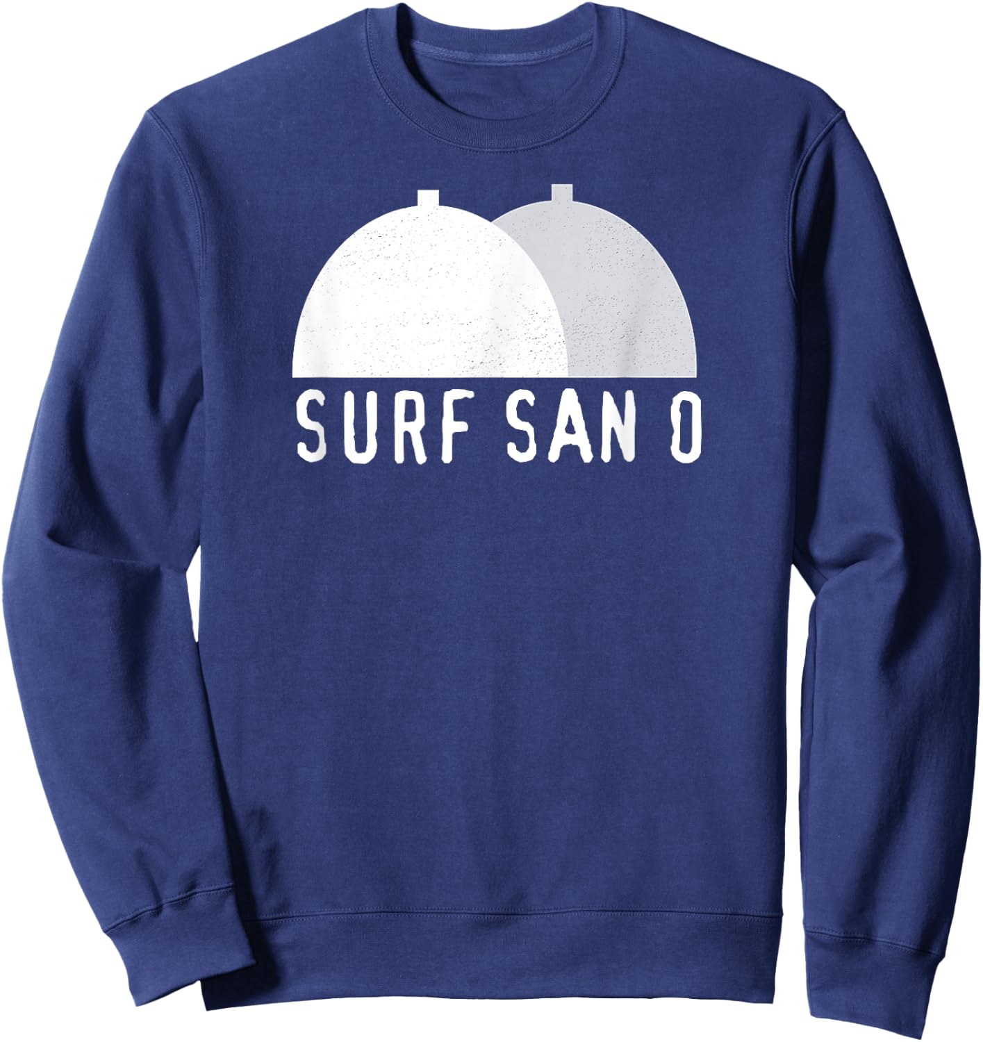 Surf San O Surfing Vintage San Onofre California Sweatshirt - Sweatshirt | Navy