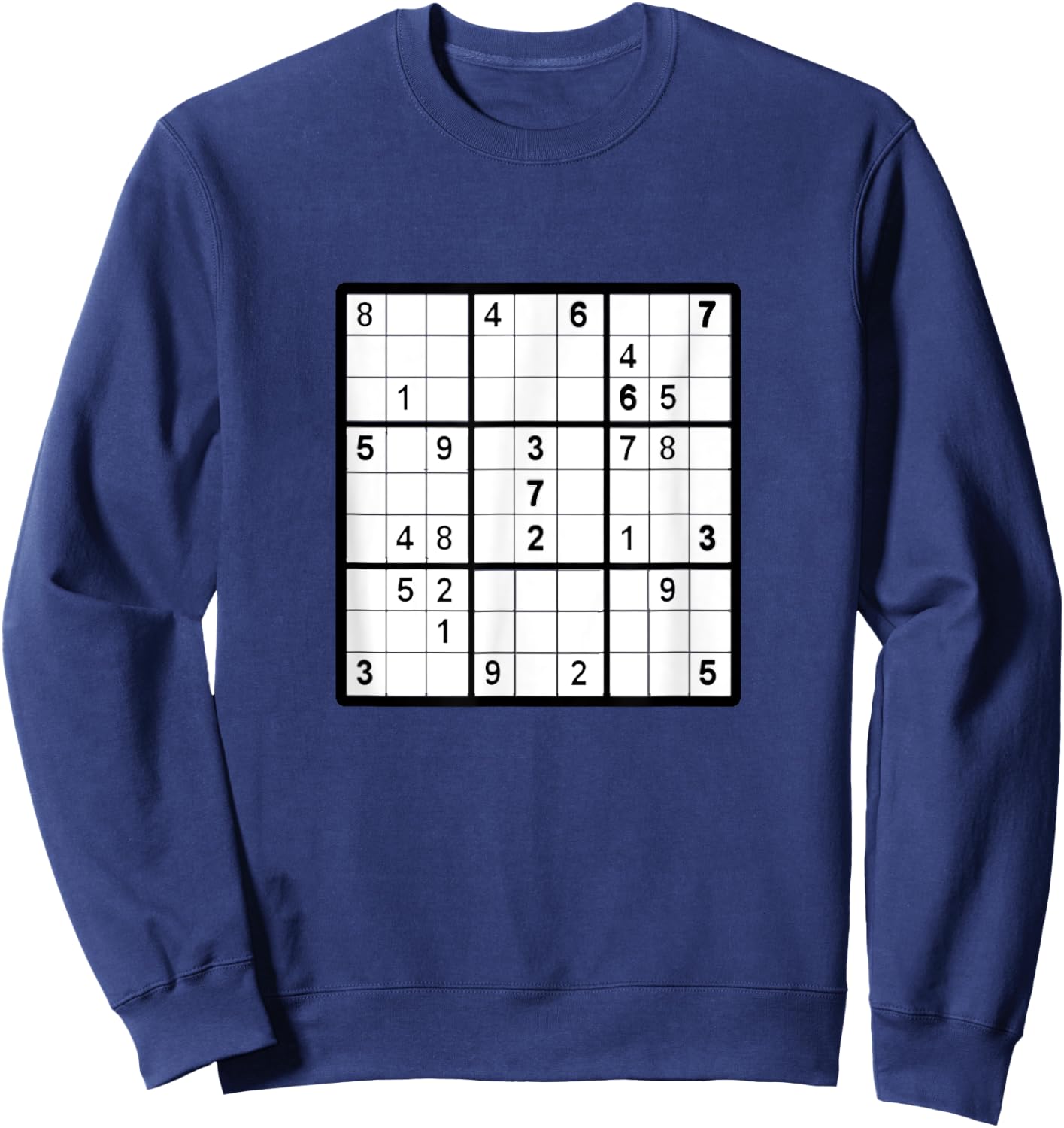 Sudoku Puzzle Game Trivia Challenge Sudoku Solver Sweatshirt - Sweatshirt | Navy