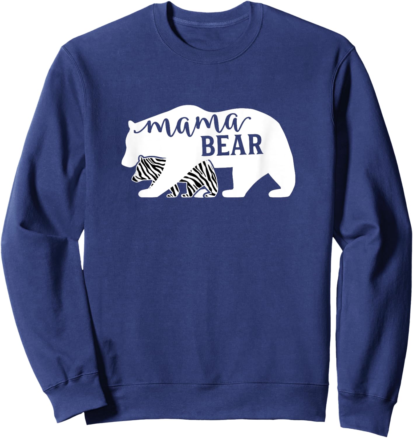 Ehlers Danlos Syndrome Mama Bear EDS Awareness Gift Sweatshirt - Sweatshirt | Navy