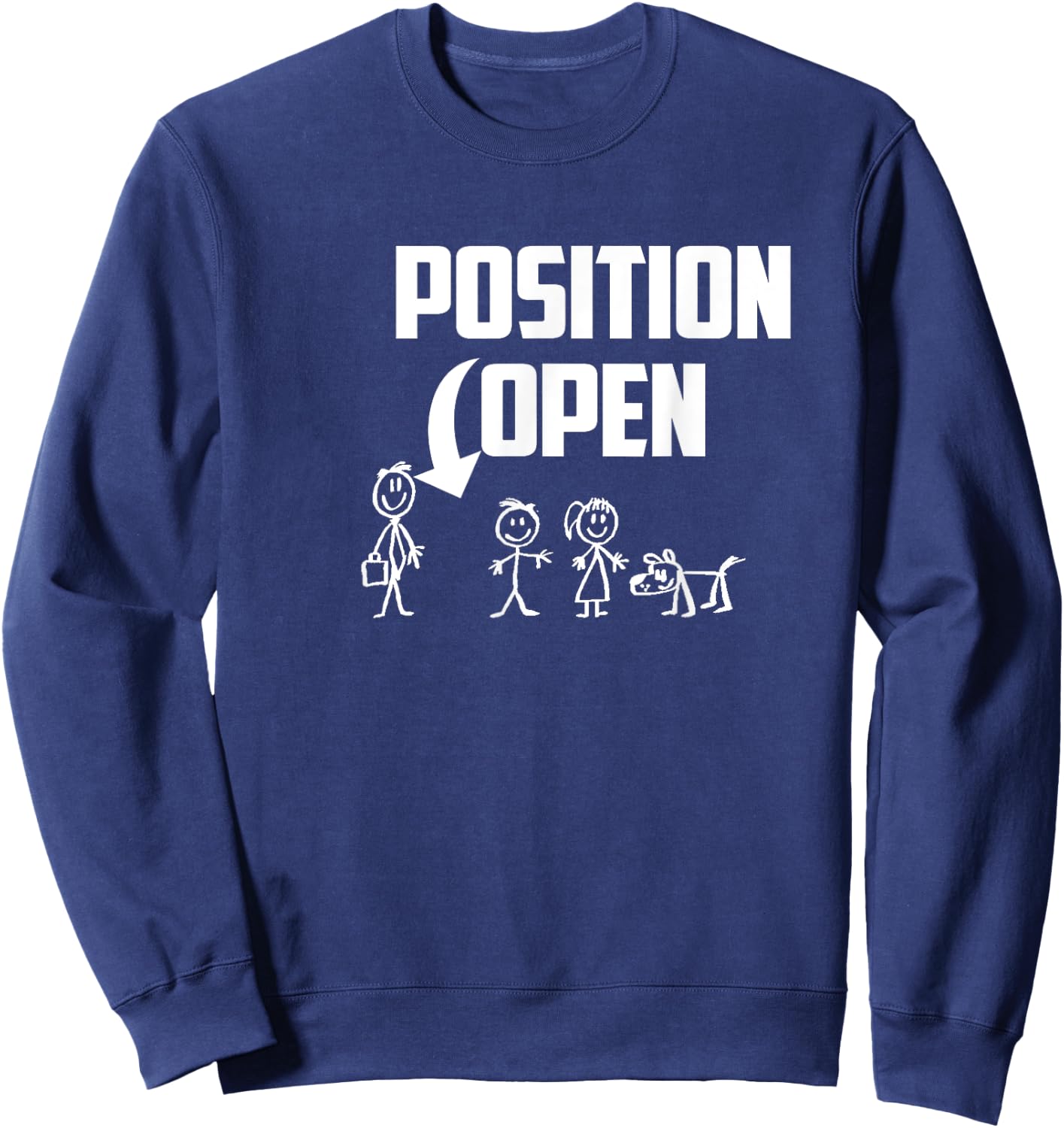 Single Dad , Single Parent, Divorced Dad Sweatshirt - Sweatshirt | Navy