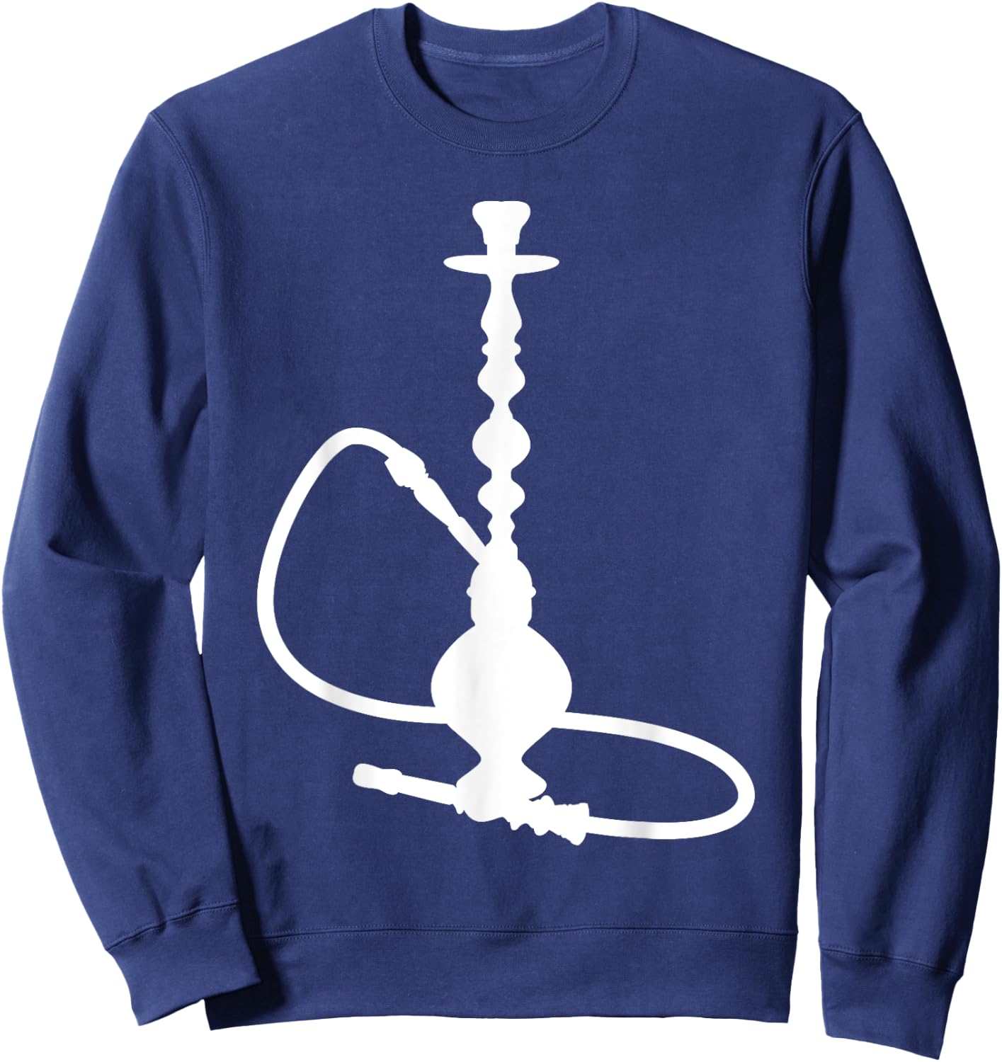 Hookah Shirt Gift Woman Shisha Is LIfe Sweatshirt - Sweatshirt | Navy