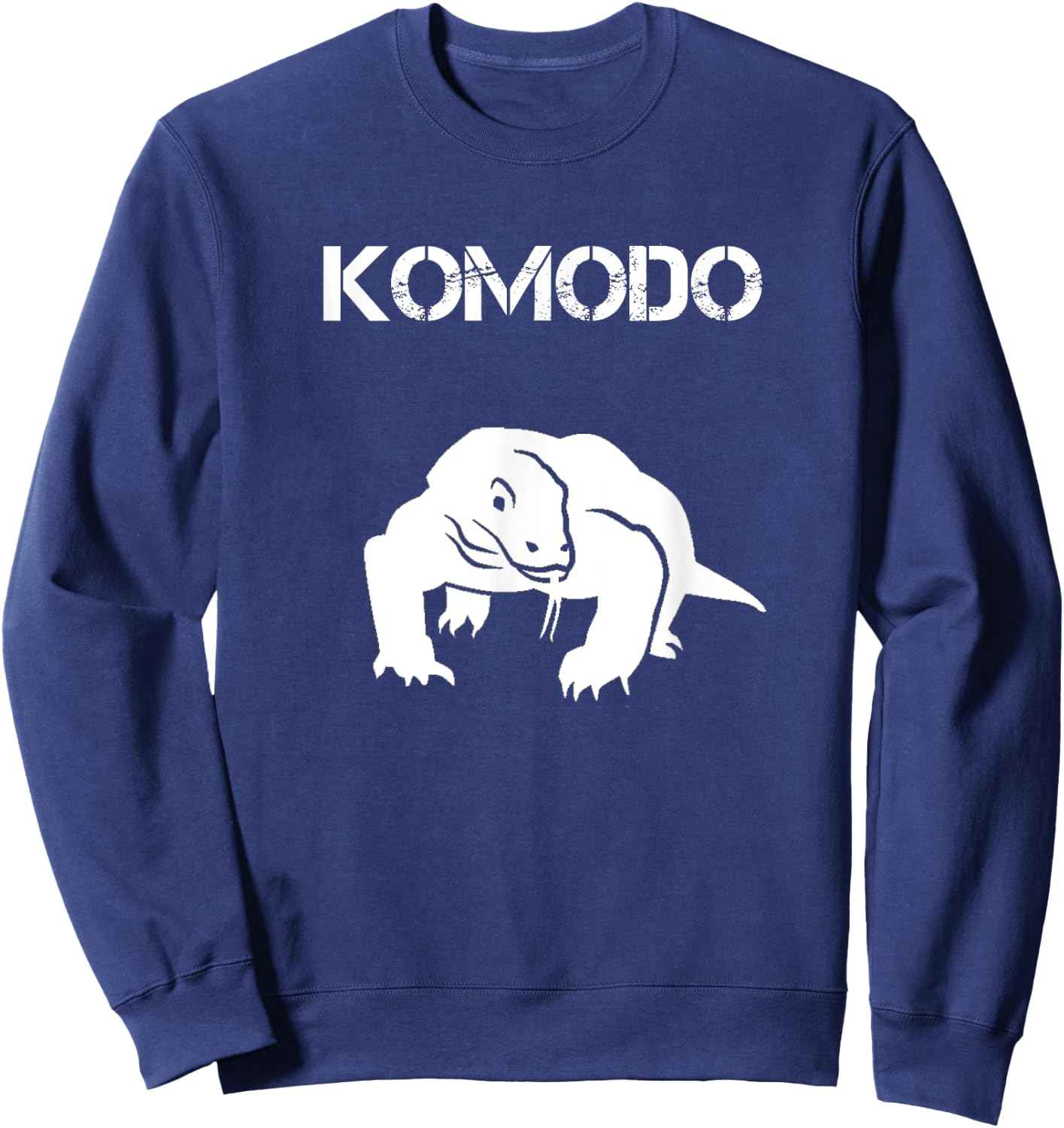 Cute Komodo dragon shirt Sweatshirt - Sweatshirt | Navy