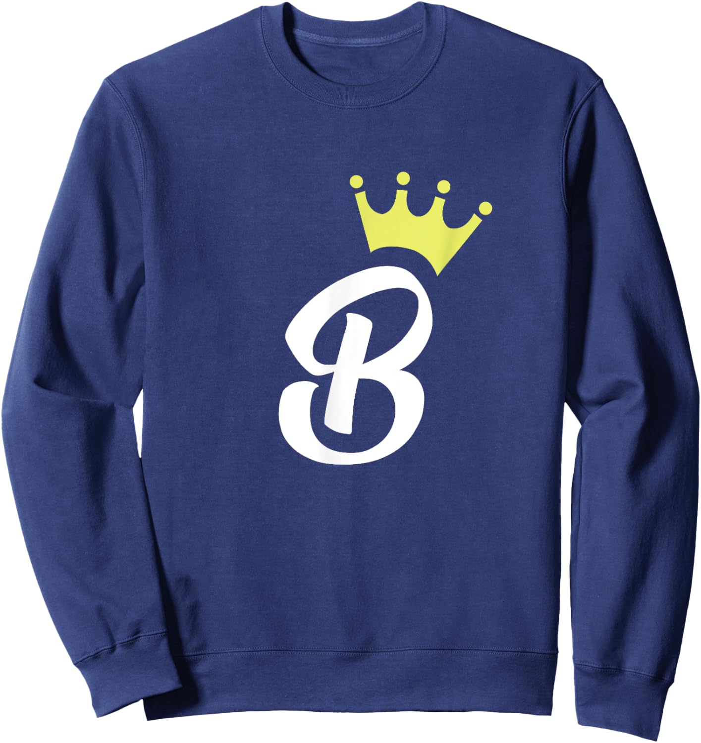 Letter "B" - Princess/Queen Sweatshirt - Sweatshirt | Navy