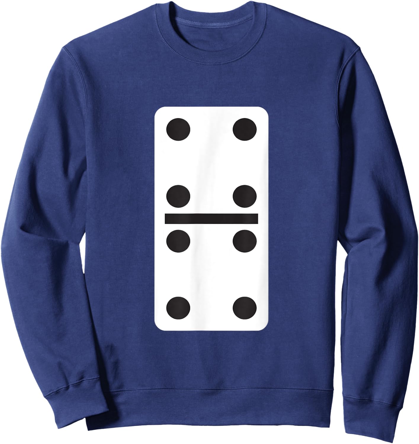 Double Four Dominoes Halloween Costume 4 Domino Game Sweatshirt - Sweatshirt | Navy