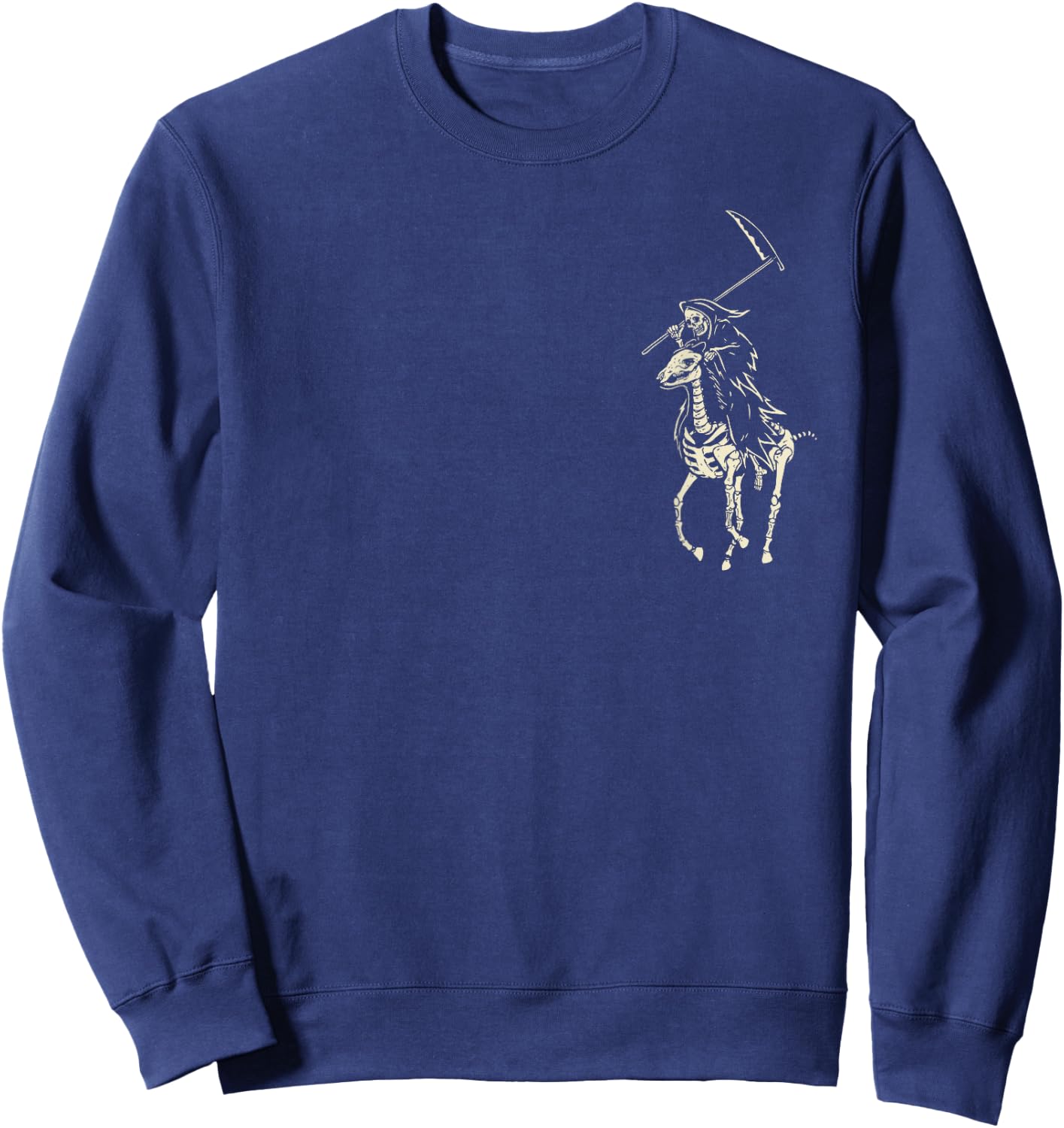 Polo Grim Reaper Vintage Death Sweatshirt - Sweatshirt | Navy