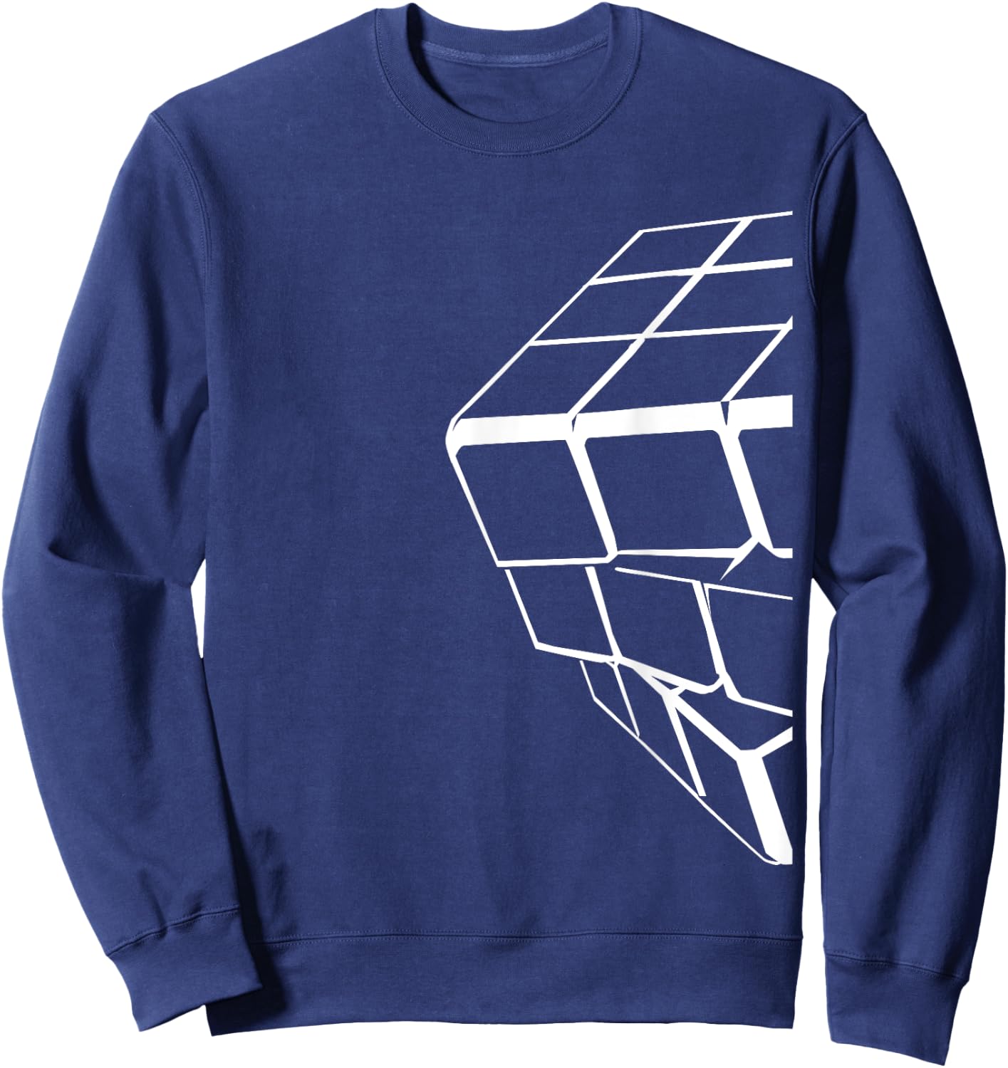 80s Matching Couple Party Outfit Cube Gift Speedcubing 80s Sweatshirt - Sweatshirt | Navy