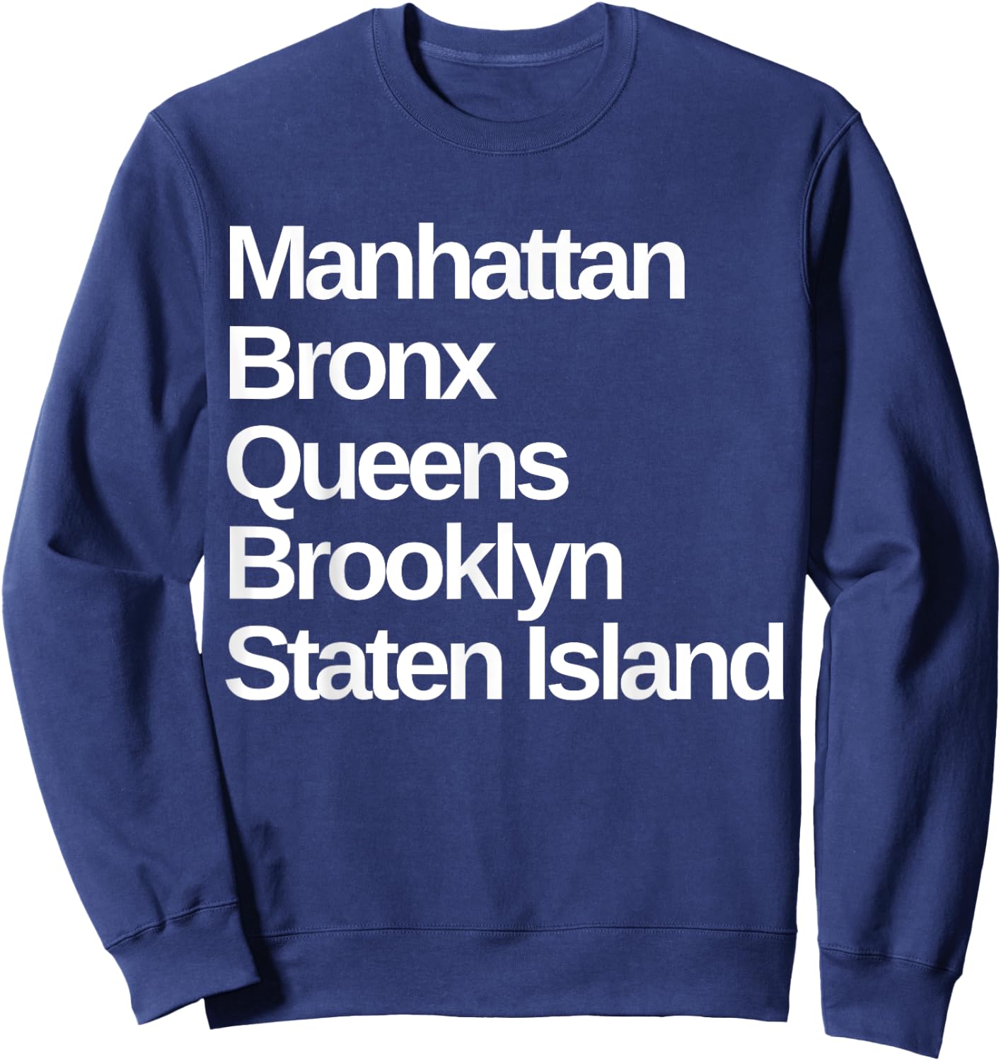 New York 5 Boroughs Sweatshirt - Sweatshirt | Navy
