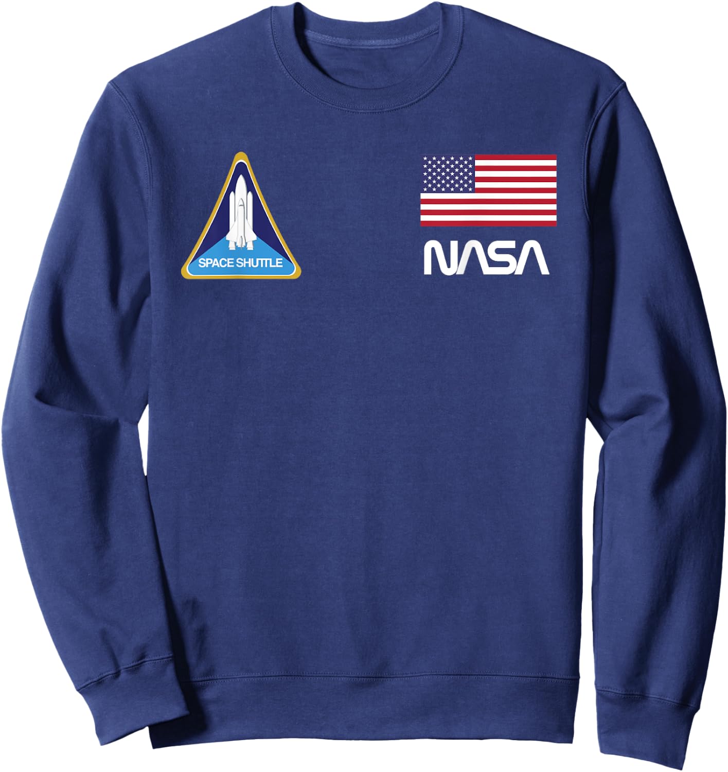 NASA Space Shuttle Challenger Crew Sweatshirt - Sweatshirt | Navy