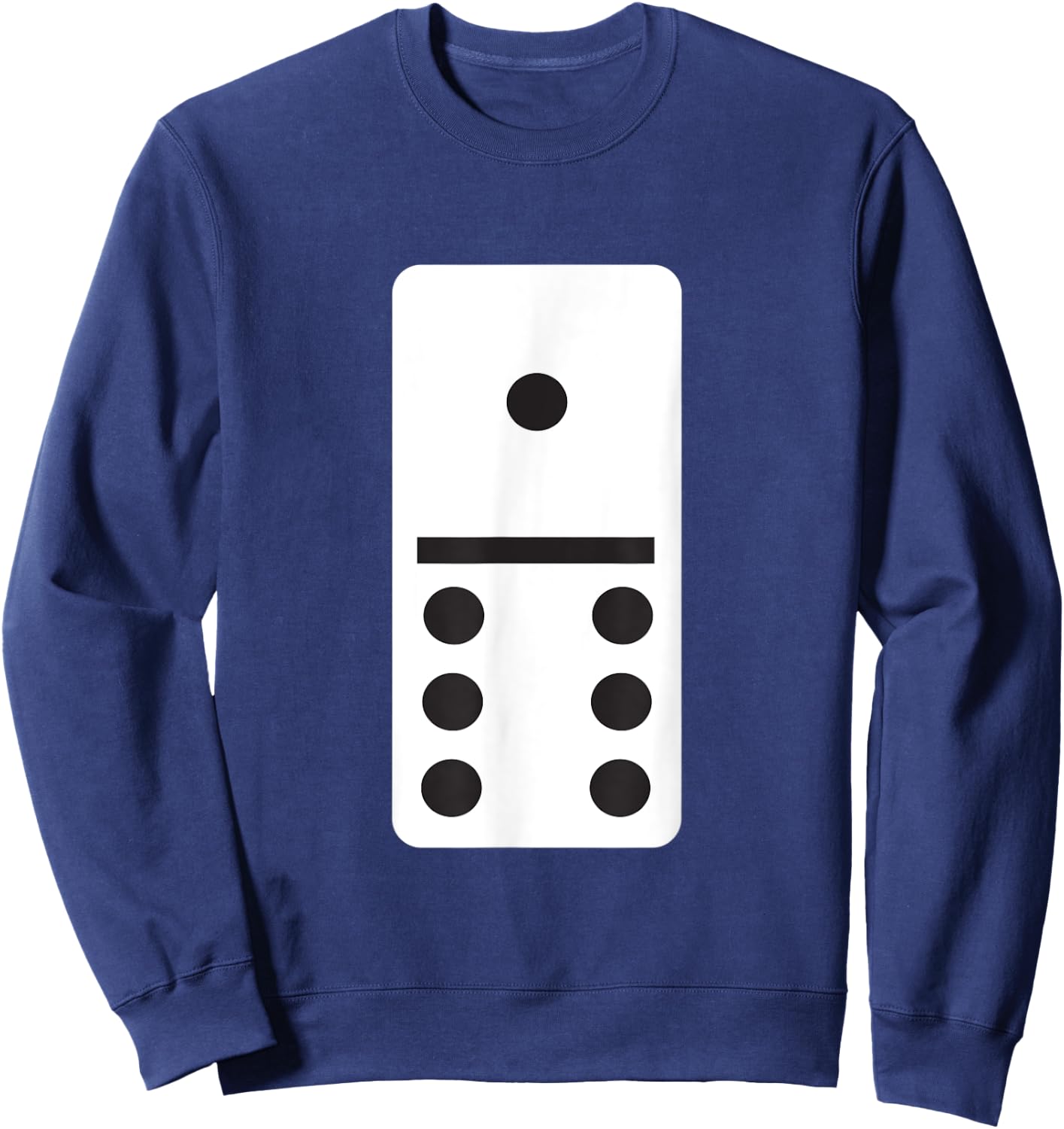One Six Dominoes - Halloween Costume Domino Game Sweatshirt - Sweatshirt | Navy