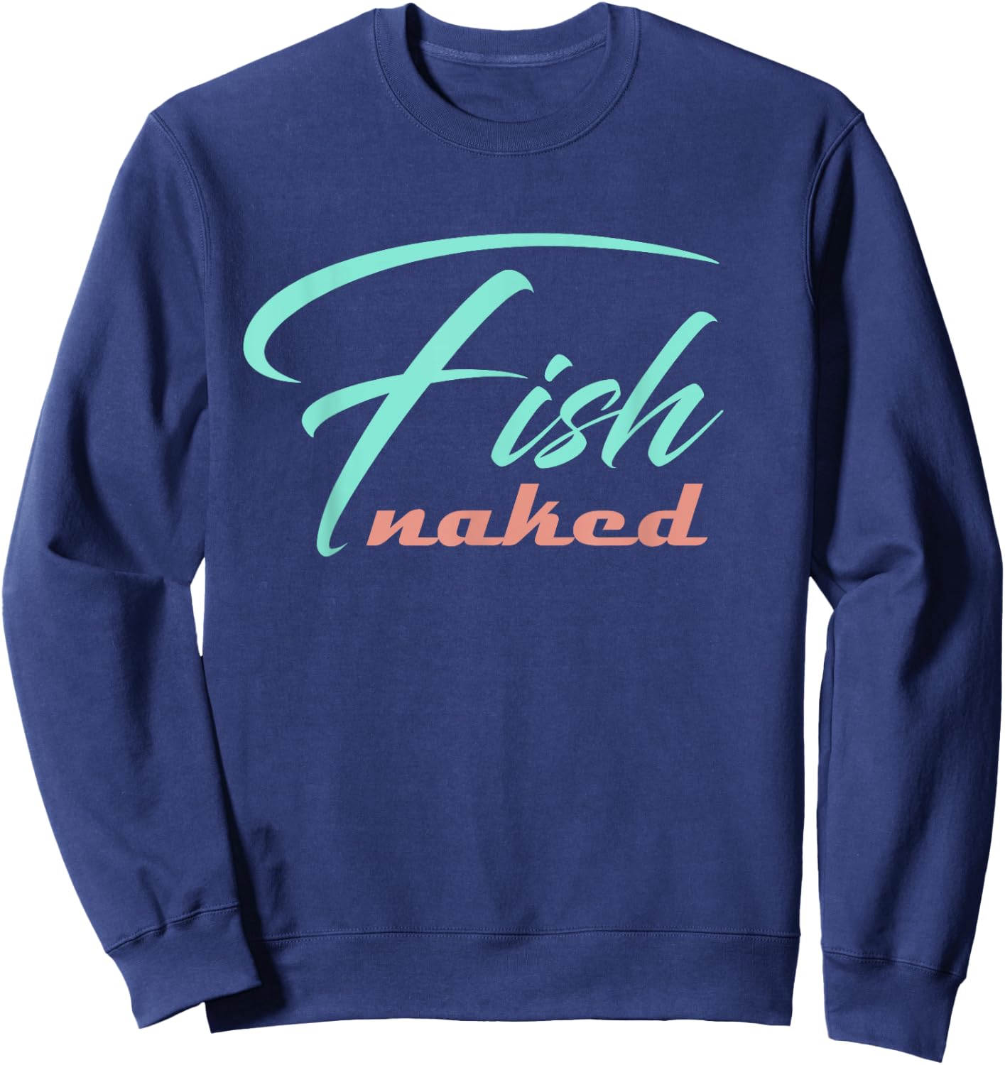 Fish Naked Sweatshirt - Sweatshirt | Navy