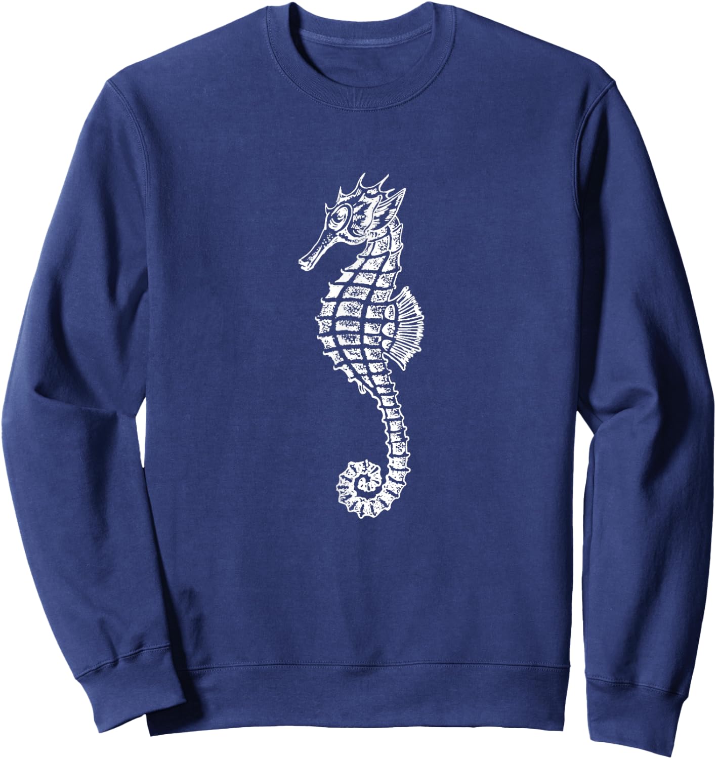 Seahorse Ocean Marine Animal Sea Horse Creature Hippocampus Sweatshirt - Sweatshirt | Navy