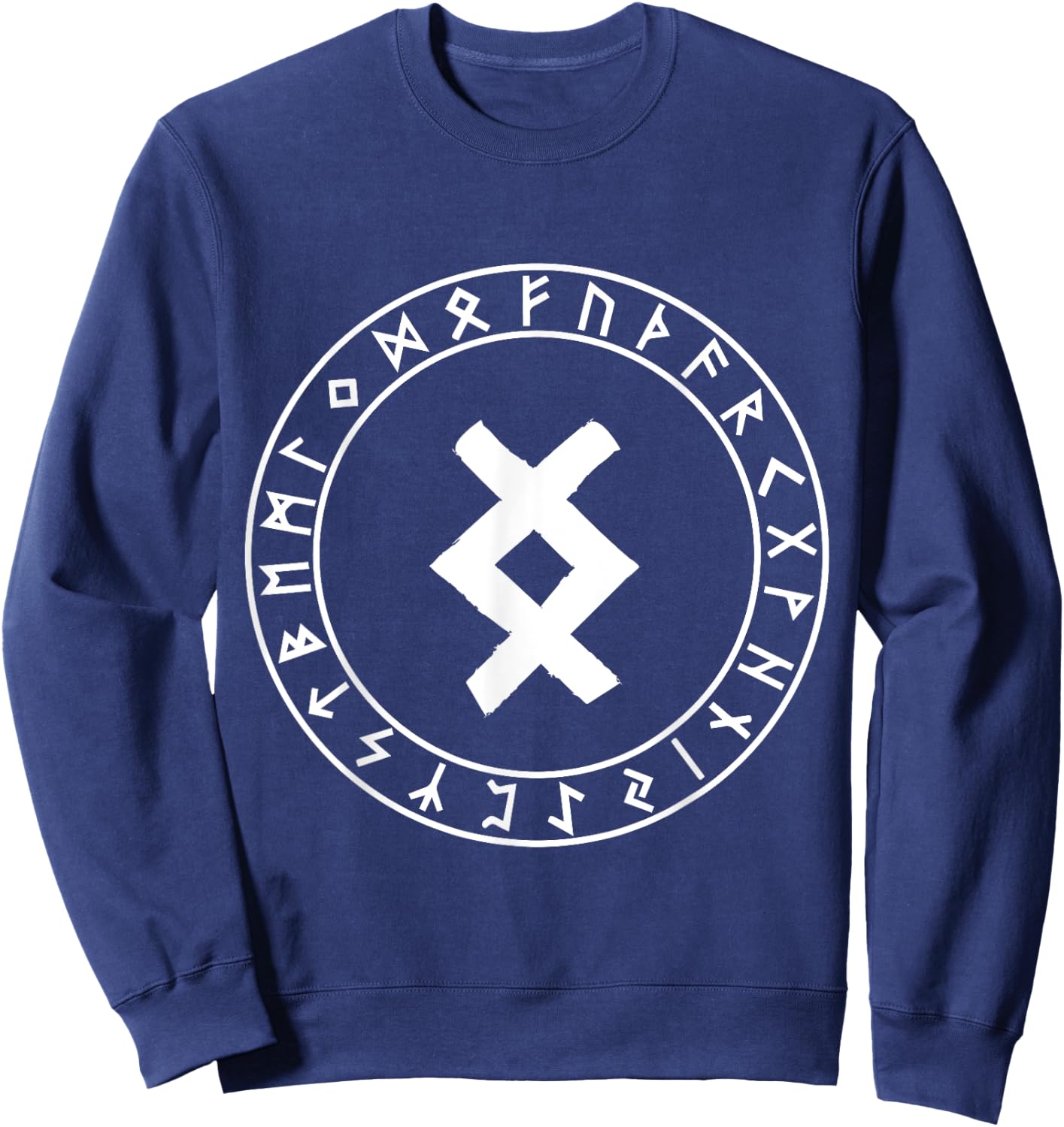 Inguz Rune Viking Rune Norse Pagan Wicca Witchcraft Sweatshirt - Sweatshirt | Navy