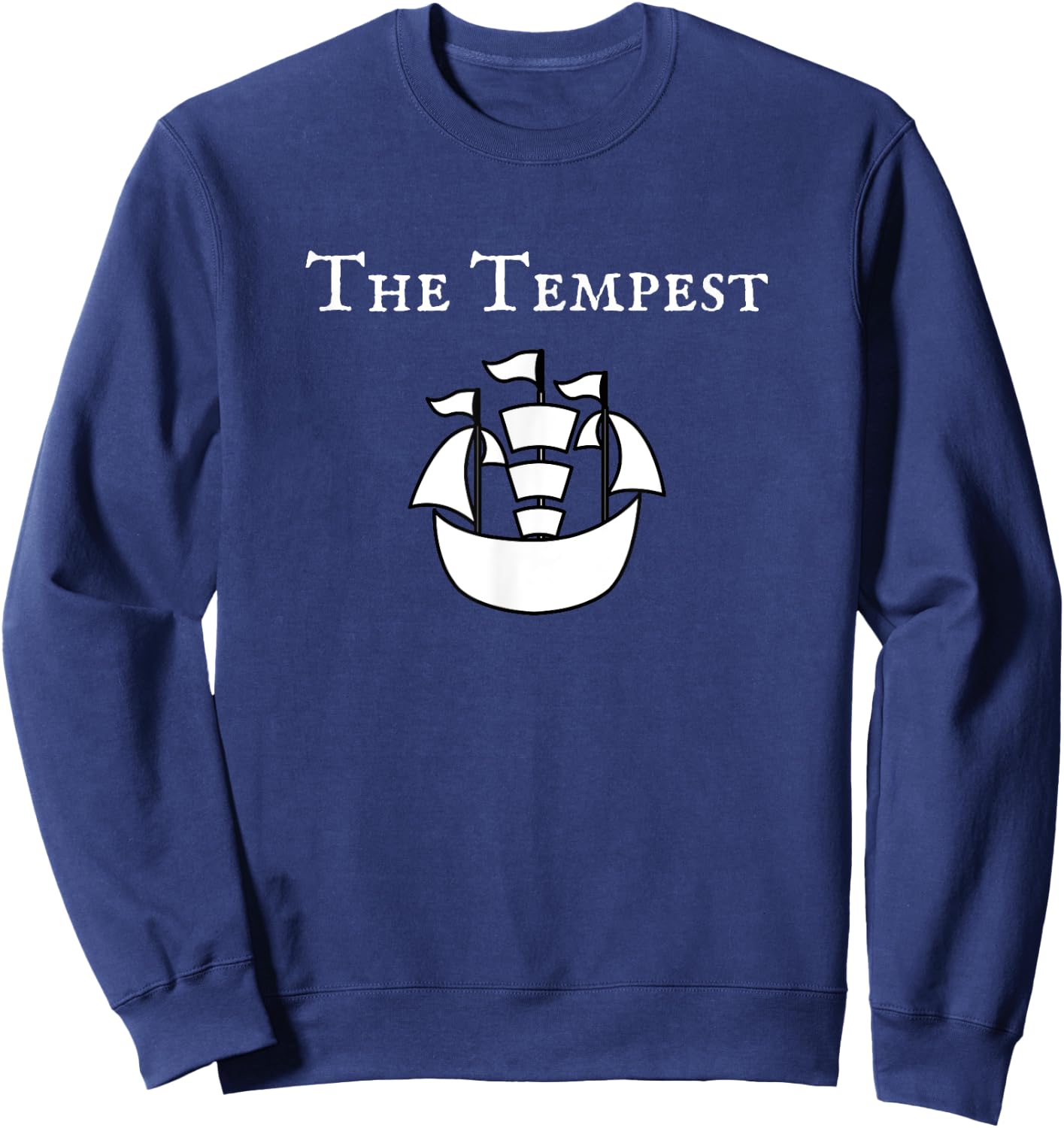 The Tempest Shakespeare Play Actor Sweatshirt - Sweatshirt | Navy