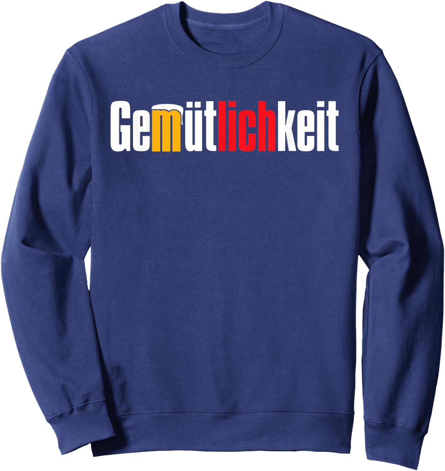 Gemütlichkeit Beer Friendly Sweatshirt - Sweatshirt | Navy
