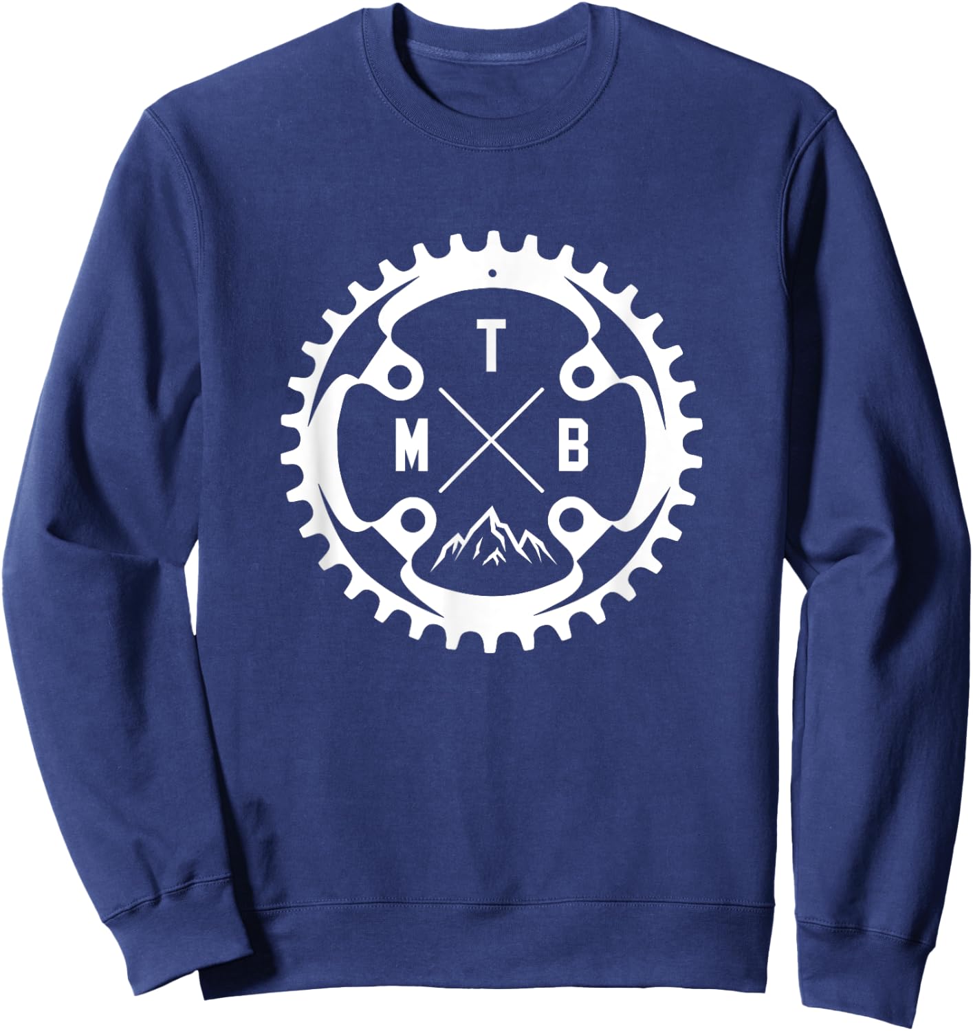 Mountain Bike Shirt MTB Downhill Biking Biker Gift Sweatshirt - Sweatshirt | Navy