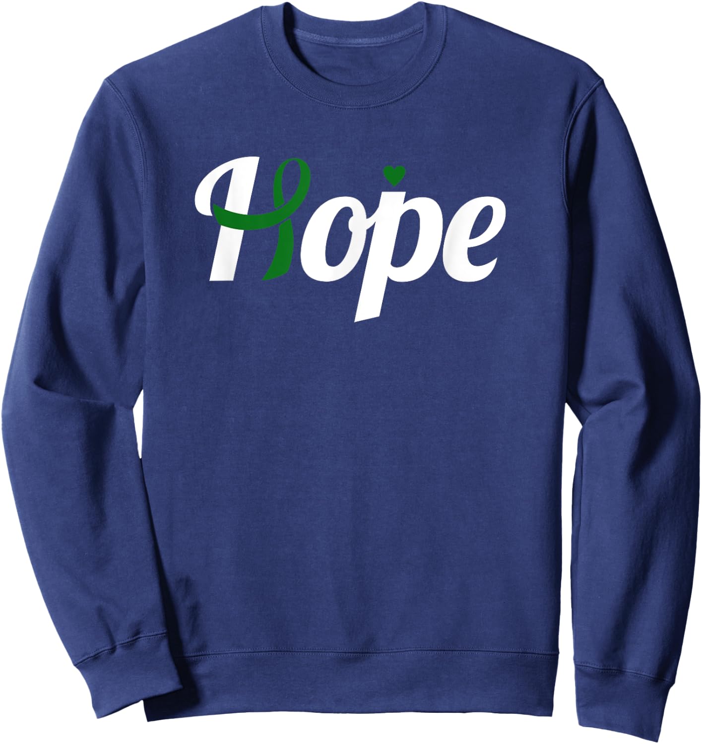 Hope - Liver Cancer Shirt Liver Cancer Support Shirt & Gift Sweatshirt - Sweatshirt | Navy