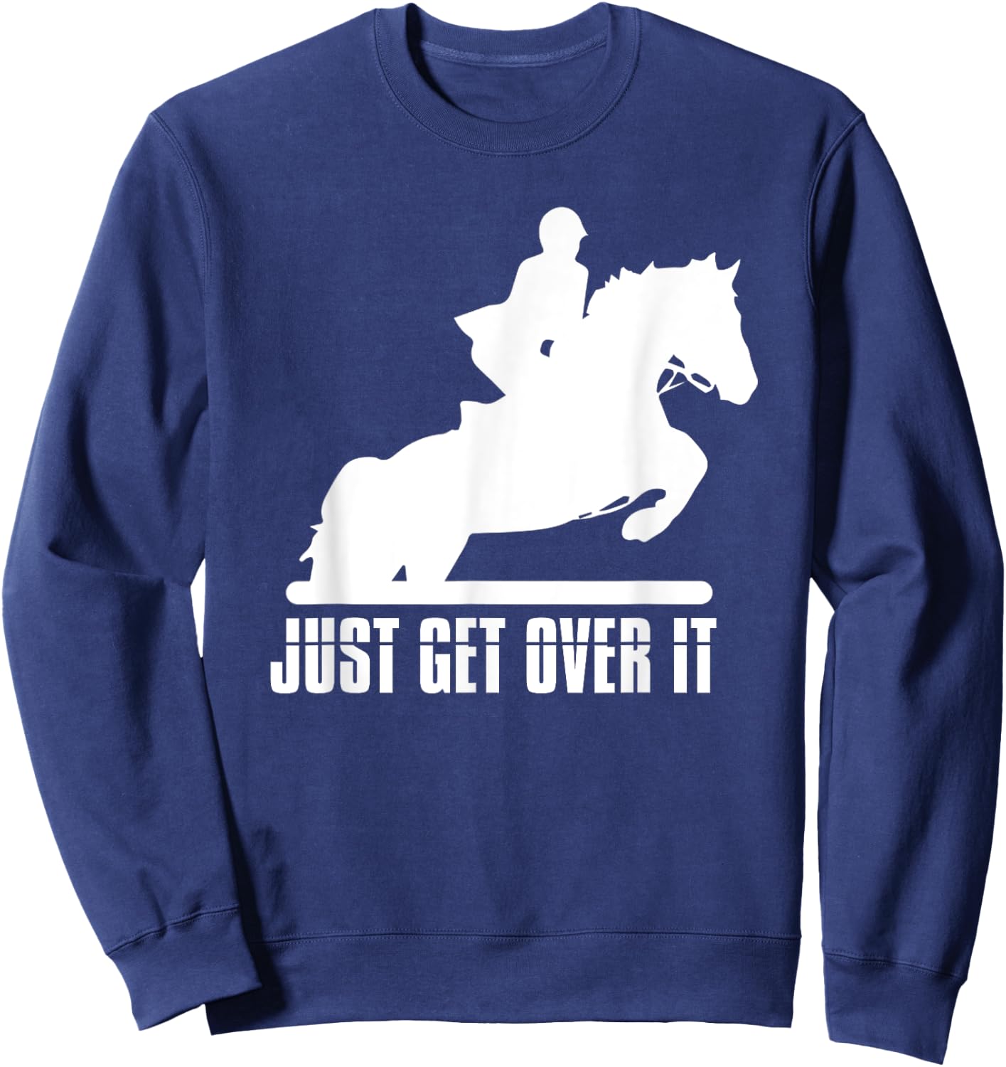 English Riding Hunter Jumper Girl Riding Horse Sweatshirt - Sweatshirt | Navy