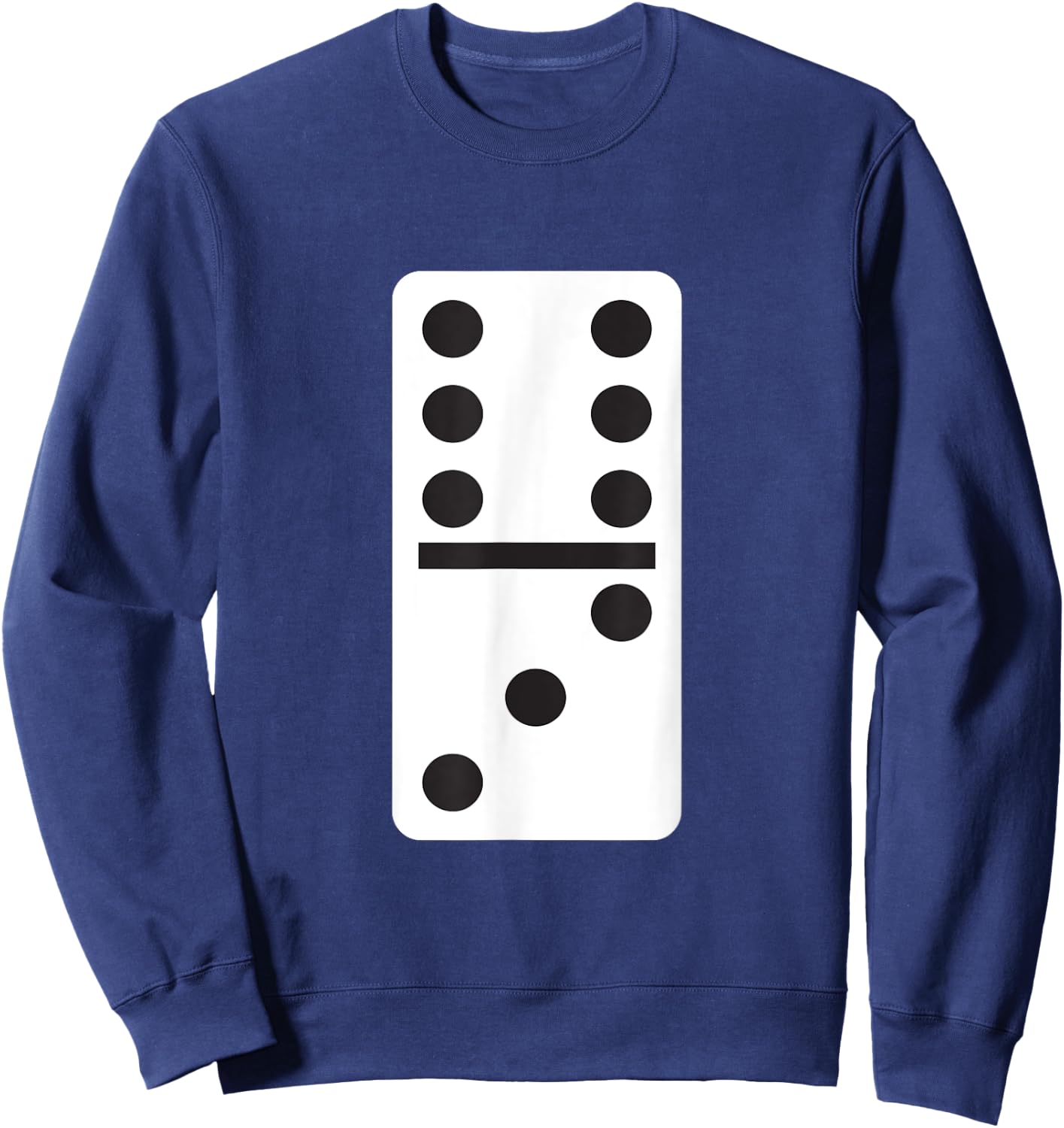 Six Three Dominoes Halloween Costume Domino Game Sweatshirt - Sweatshirt | Navy