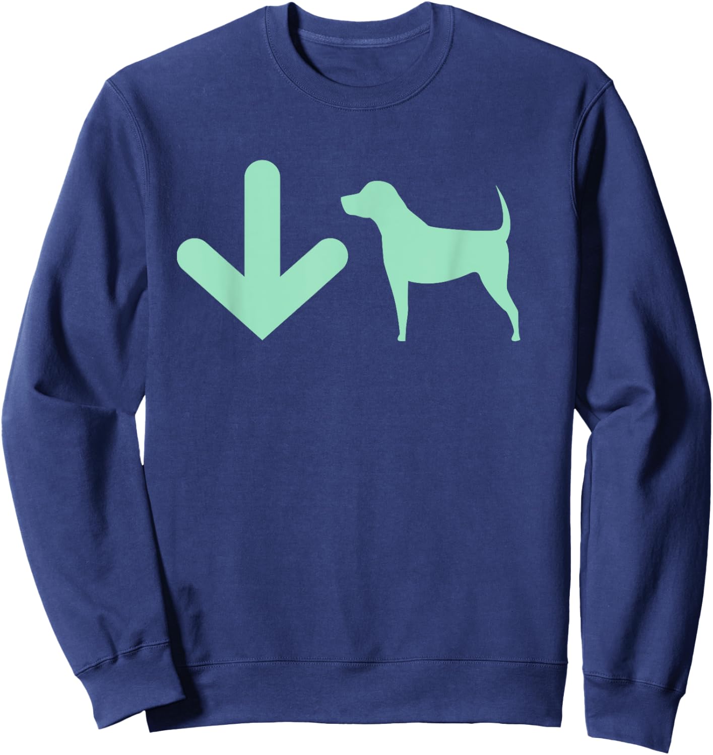 Yoga Dog - Yoga Down Dog Shirt - Downward Dog Funny Sweatshirt - Sweatshirt | Navy
