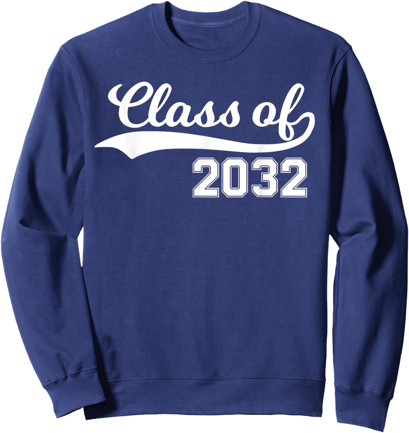 Class of 2032 Grow With Me Shirt First Day of School Sweatshirt - Sweatshirt | Navy