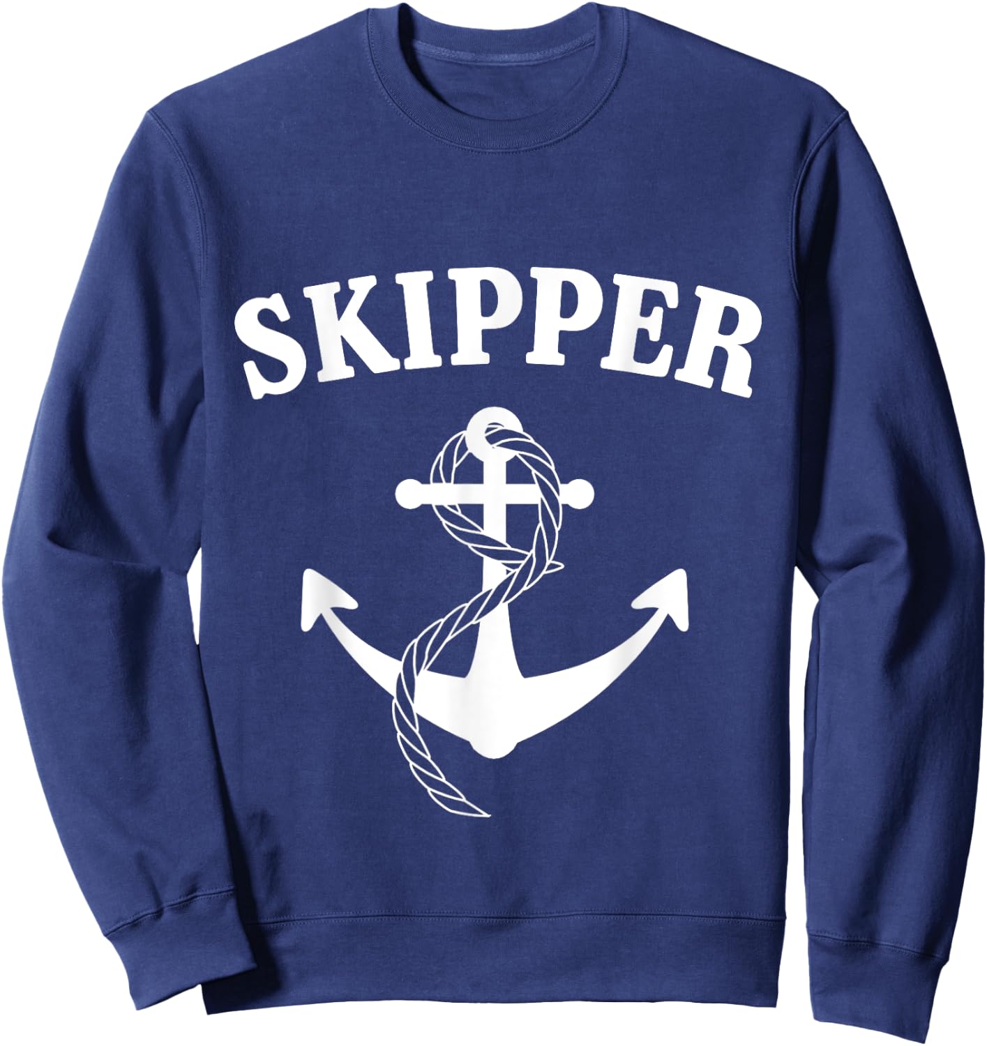 Skipper of the Boat Boating Boater Sweatshirt - Sweatshirt | Navy