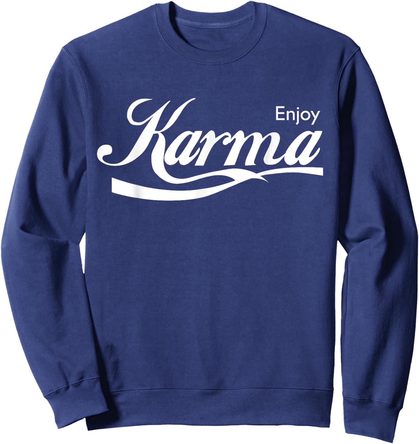 Enjoy Karma Sweatshirt - Sweatshirt | Navy