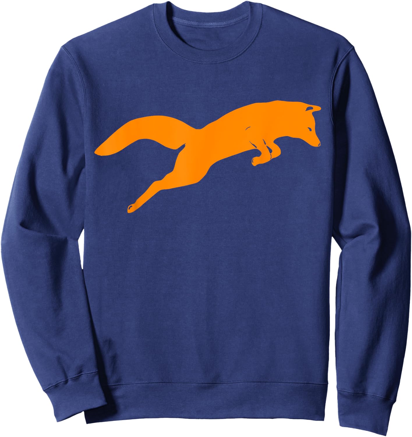 Silhouette Fox Shirt - Fox Animal T Shirt Sweatshirt - Sweatshirt | Navy