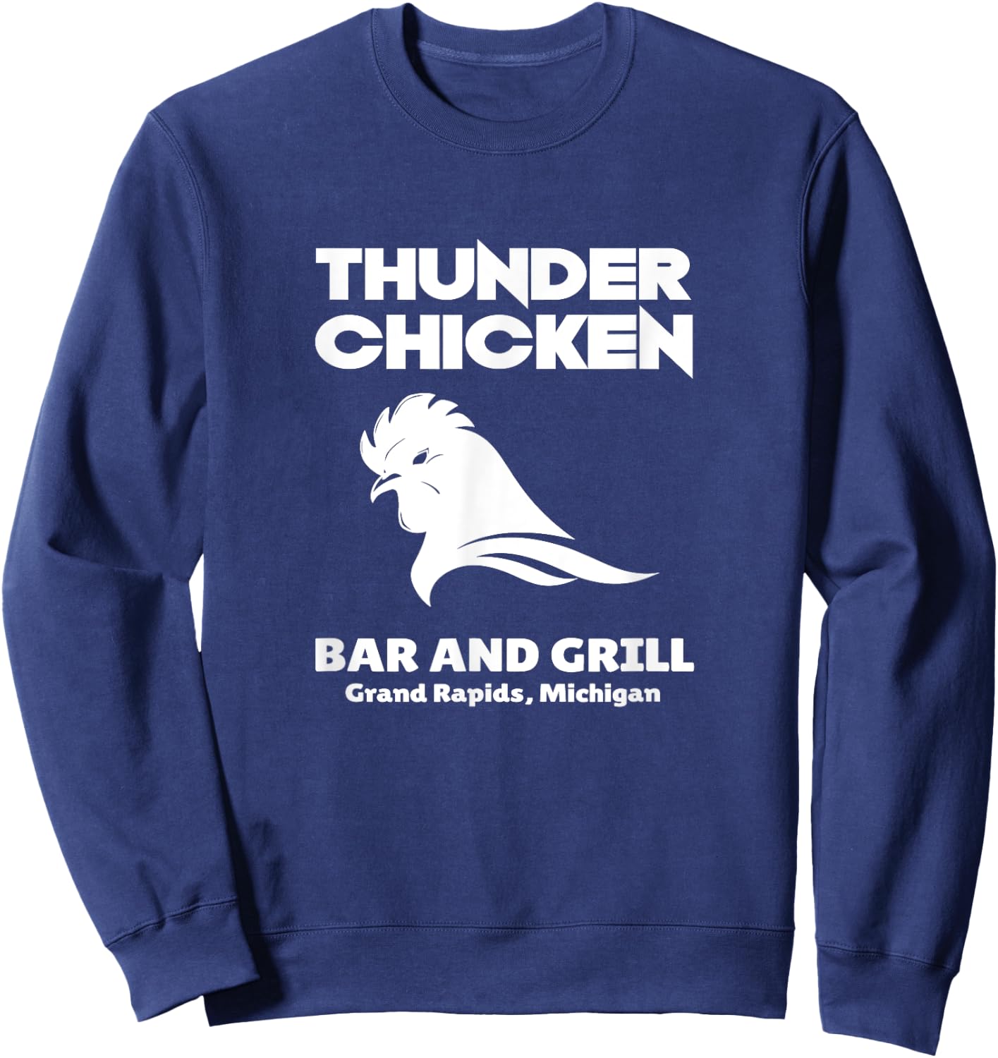 Thunder Chicken Bar and Grill Michigan Sweatshirt - Sweatshirt | Navy