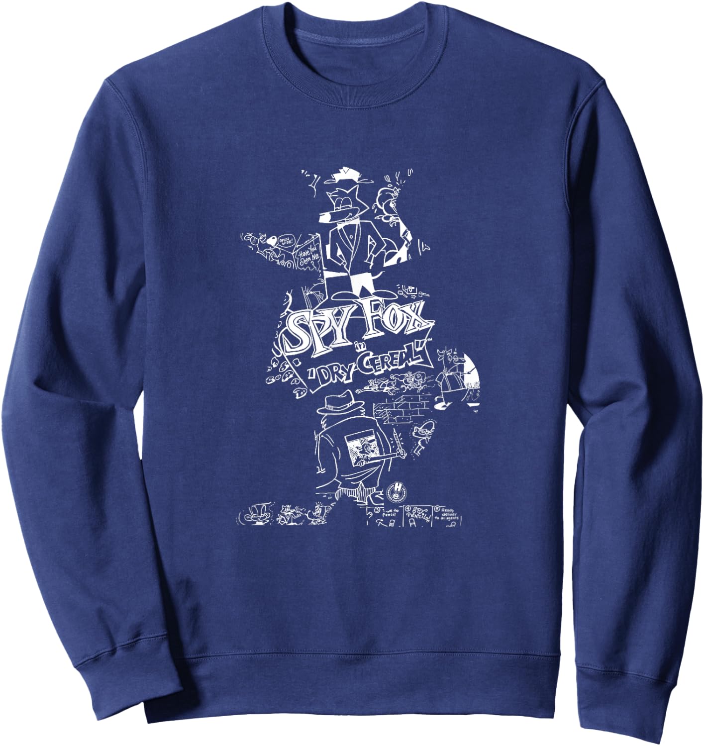 Humongous Entertainment: Spy Fox Silhouette Sweatshirt - Sweatshirt | Navy