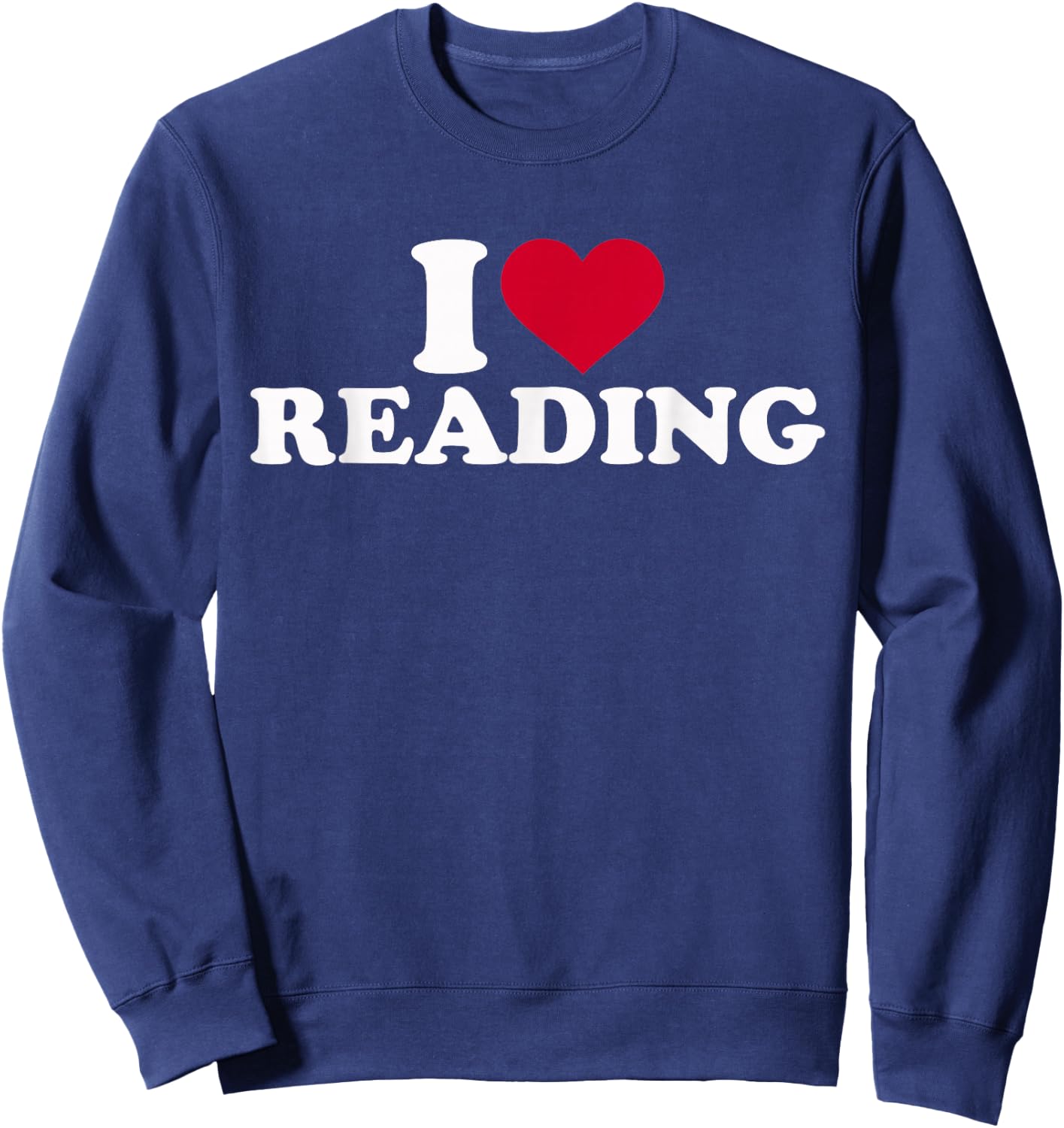 I Love to Read Sweatshirt - Sweatshirt | Navy