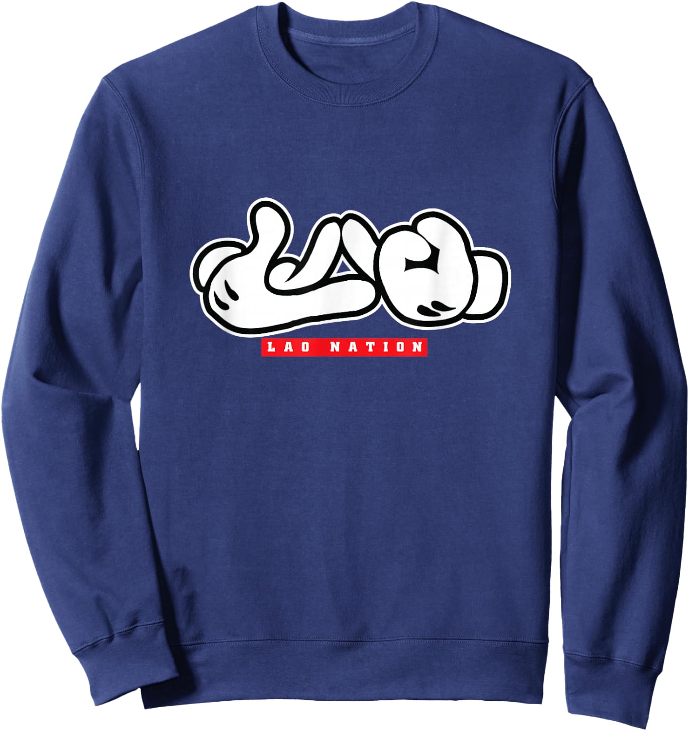 Lao Nation Shirt Sweatshirt - Sweatshirt | Navy