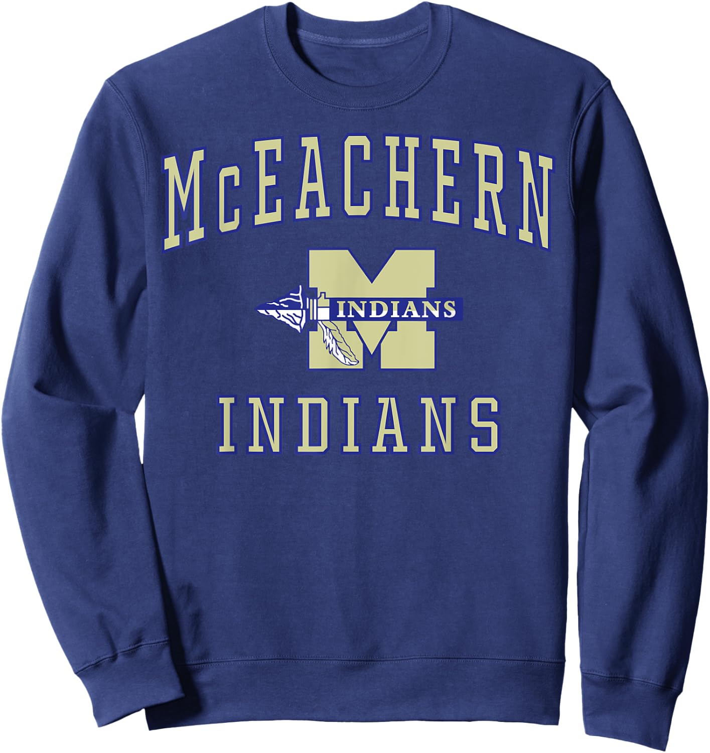 McEachern High School Indians C1 Sweatshirt - Sweatshirt | Navy