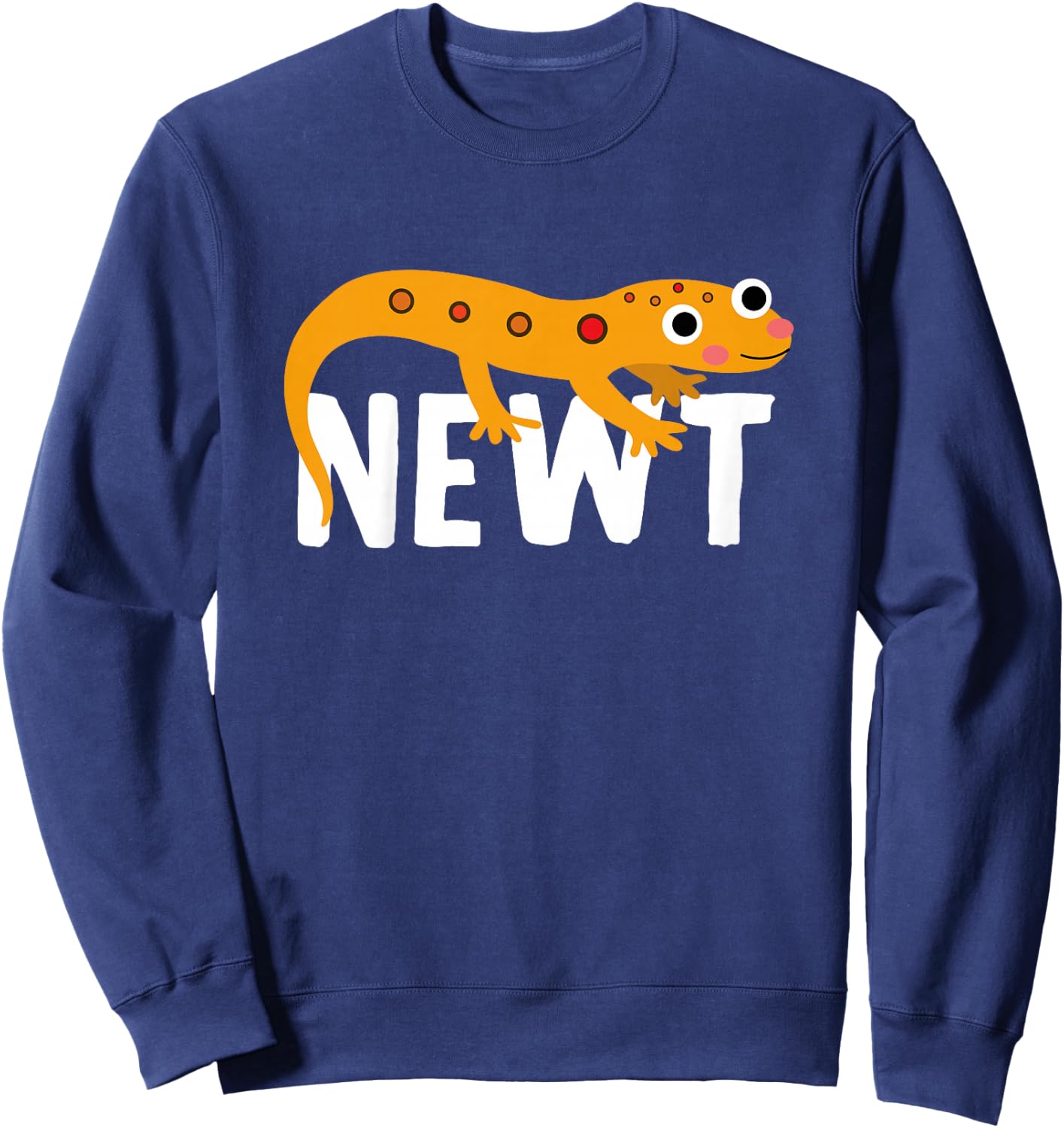 Newt Shirt For Boys Or Girls | Cute Newt Gift Sweatshirt - Sweatshirt | Navy