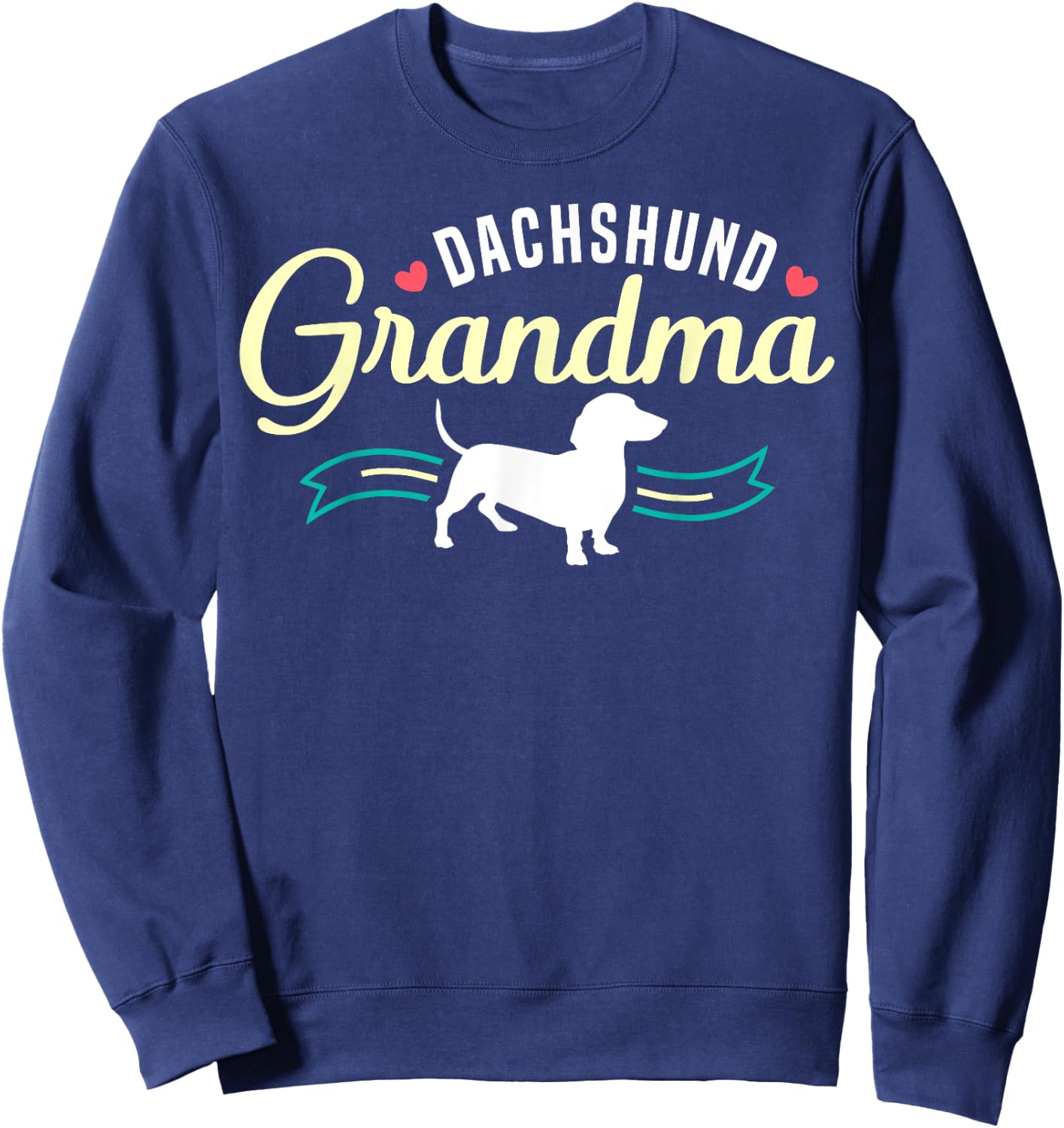 Dachshund Dog Dachshund Grandma Women Sweatshirt - Sweatshirt | Navy