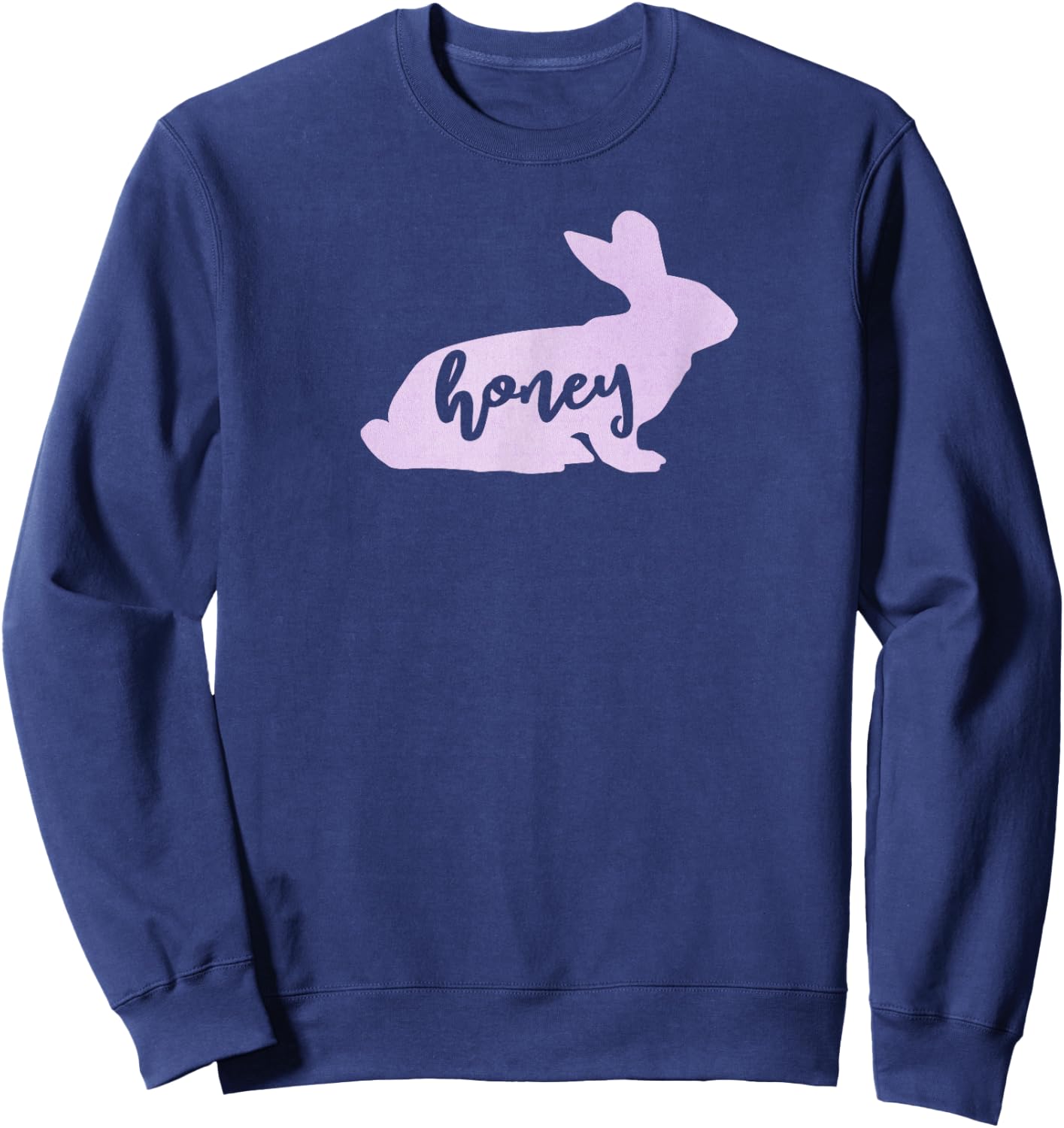 Honey Bunny Rabbit Easter Gift Shirt Sweatshirt - Sweatshirt | Navy