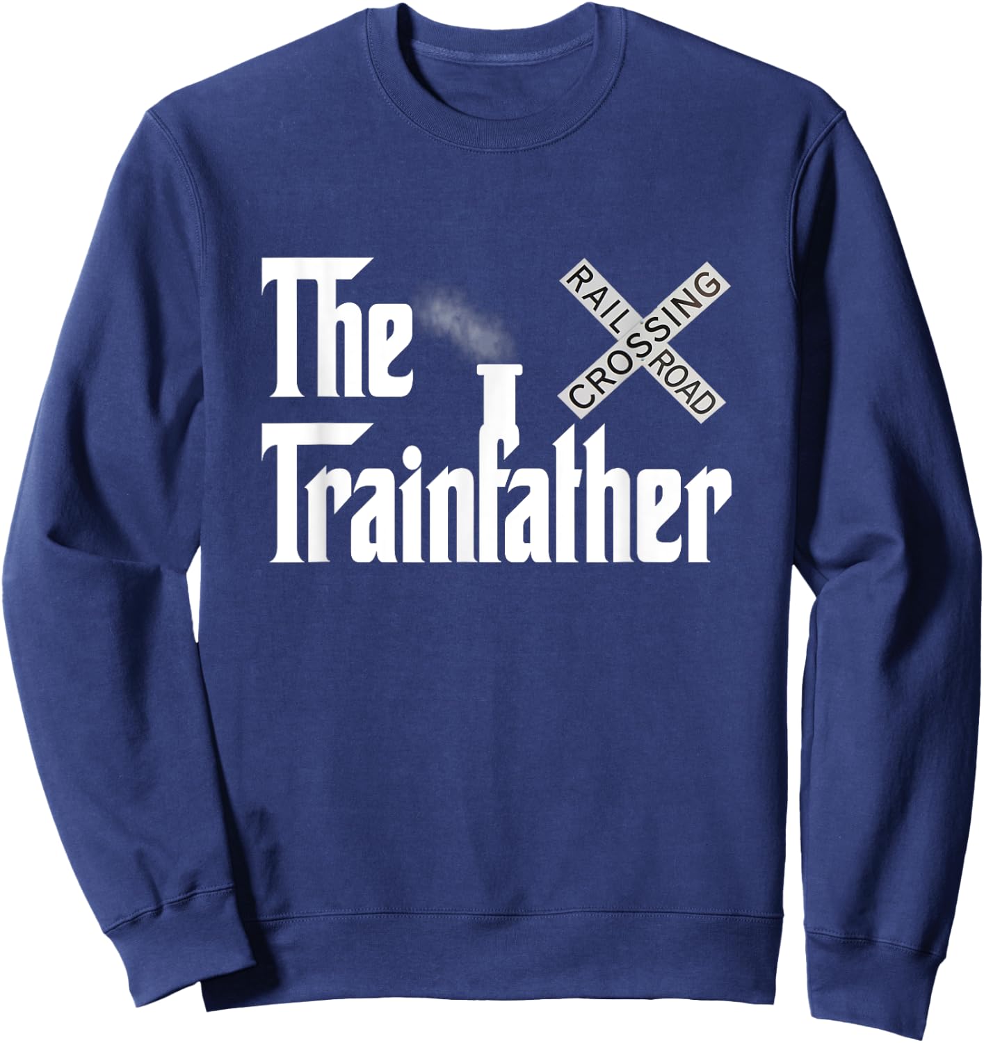 Model Train Locomotive Engine Railroad Engine Engineer Gift Sweatshirt - Sweatshirt | Navy