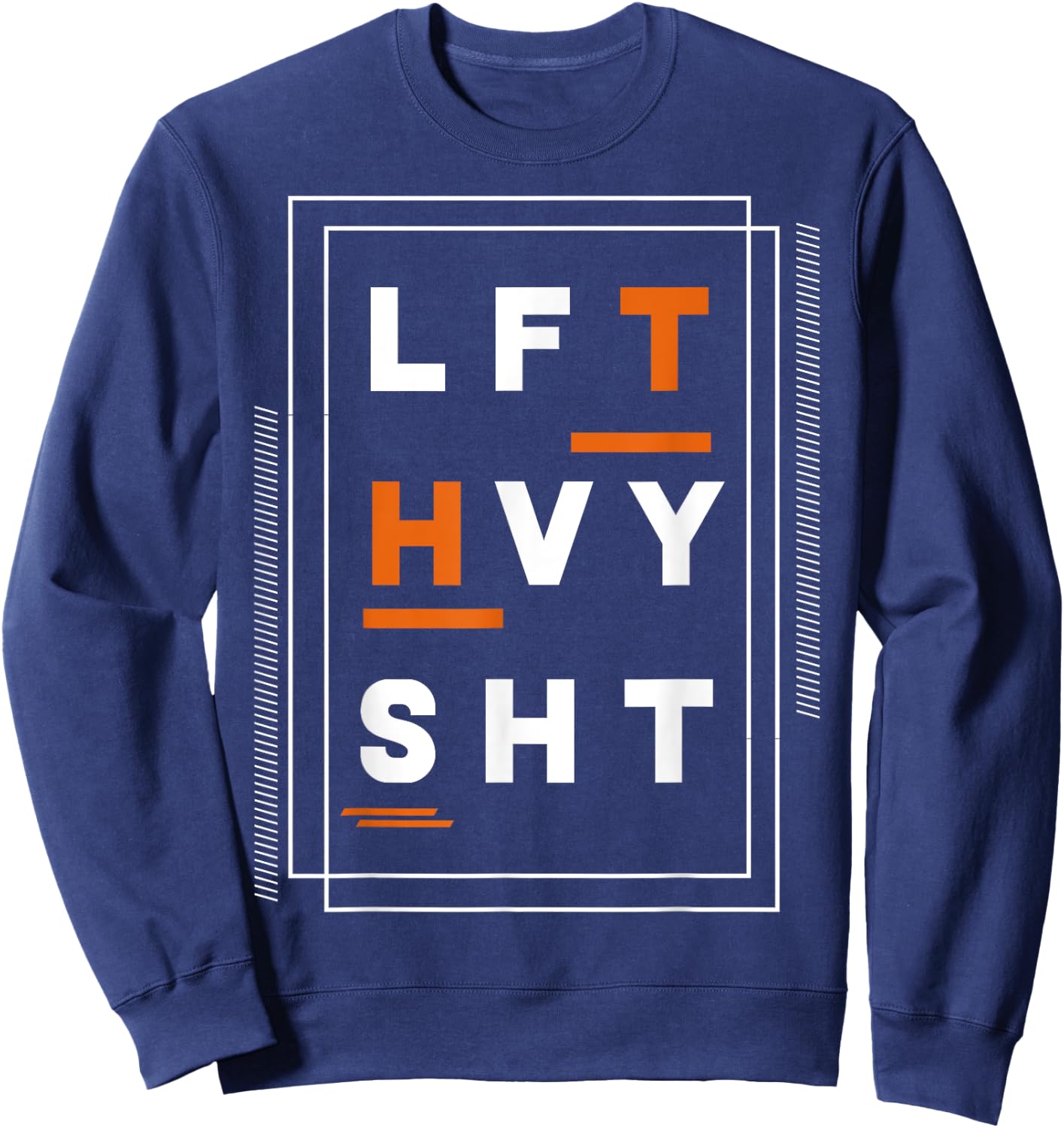Lft Hvy Sht Fun Weight Lifter Gym Bunny Design Gift Sweatshirt - Sweatshirt | Navy