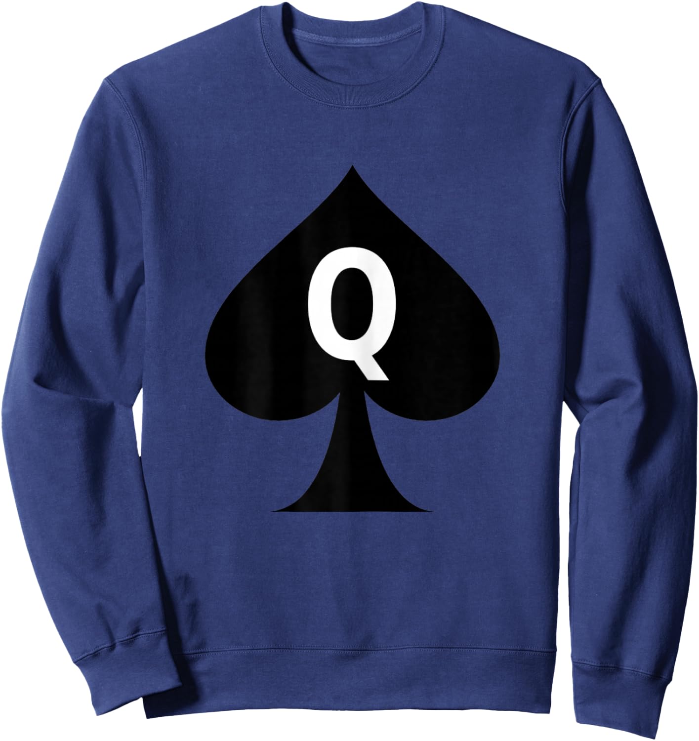 Queen of Spades Hotwife Clothing Gifts Sweatshirt - Sweatshirt | Navy