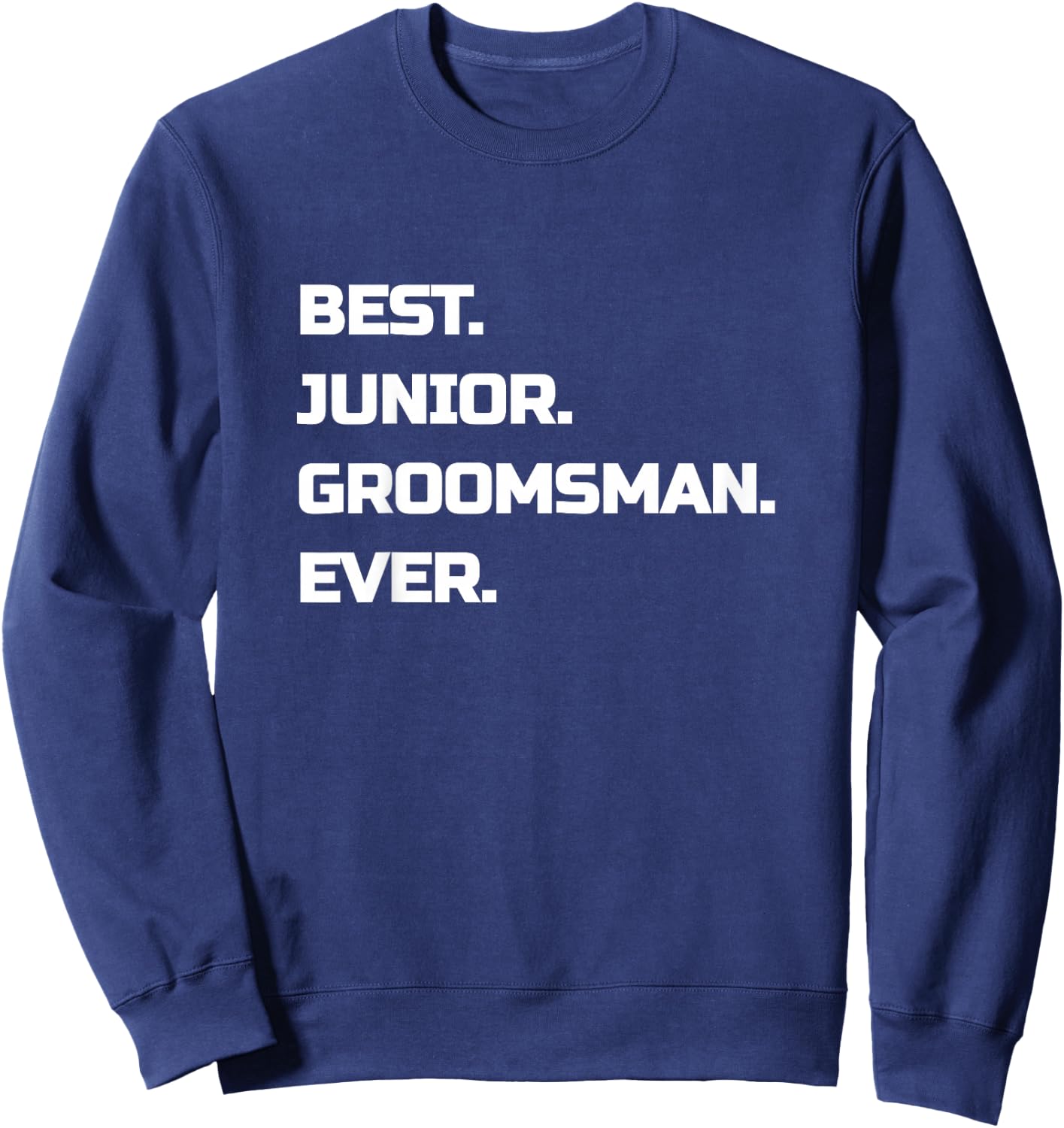 Best Junior Groomsman Kids Boys Sweatshirt - Sweatshirt | Navy