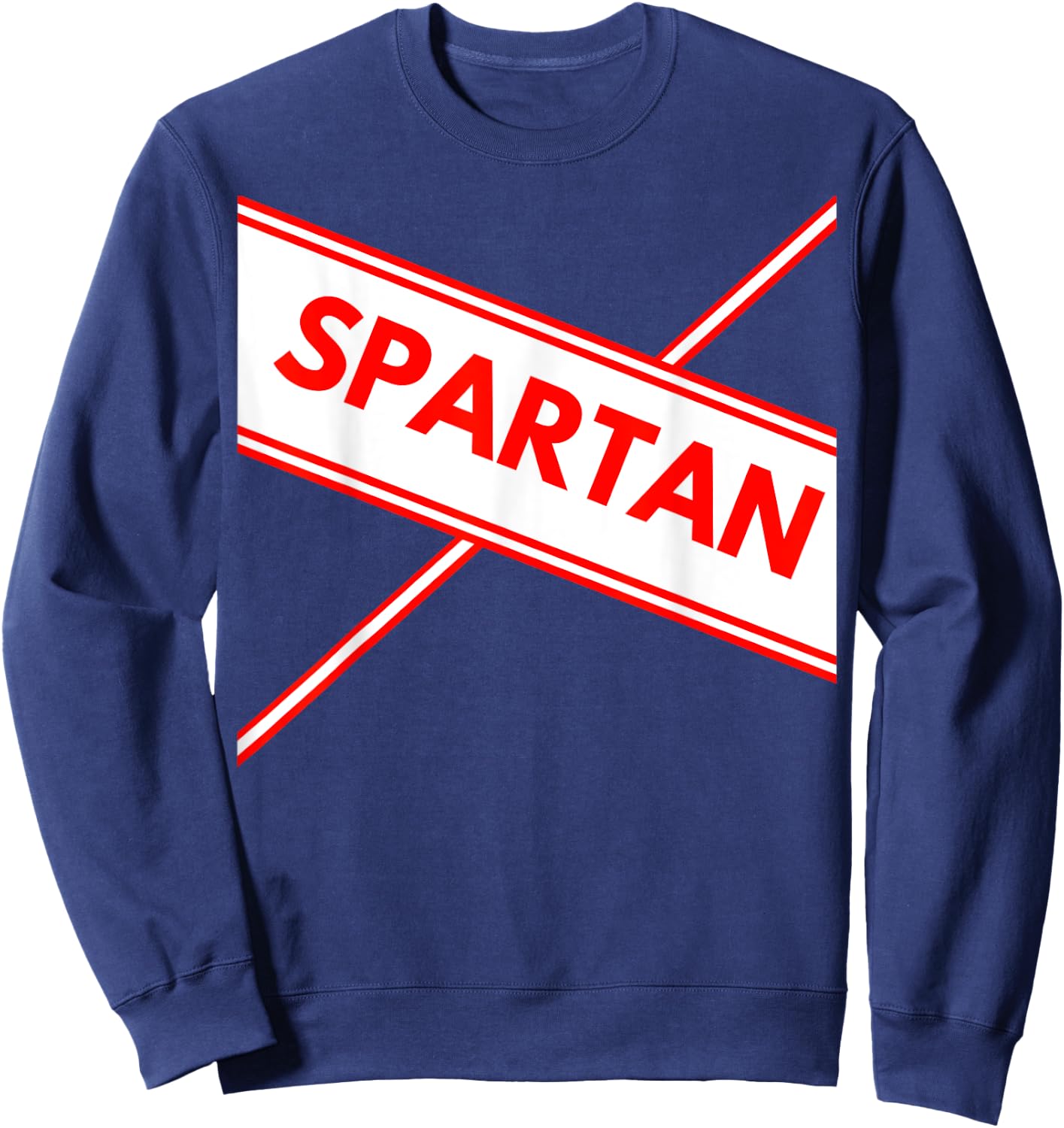Spartan Cheerleader Easy Halloween Costume Design Sweatshirt - Sweatshirt | Navy
