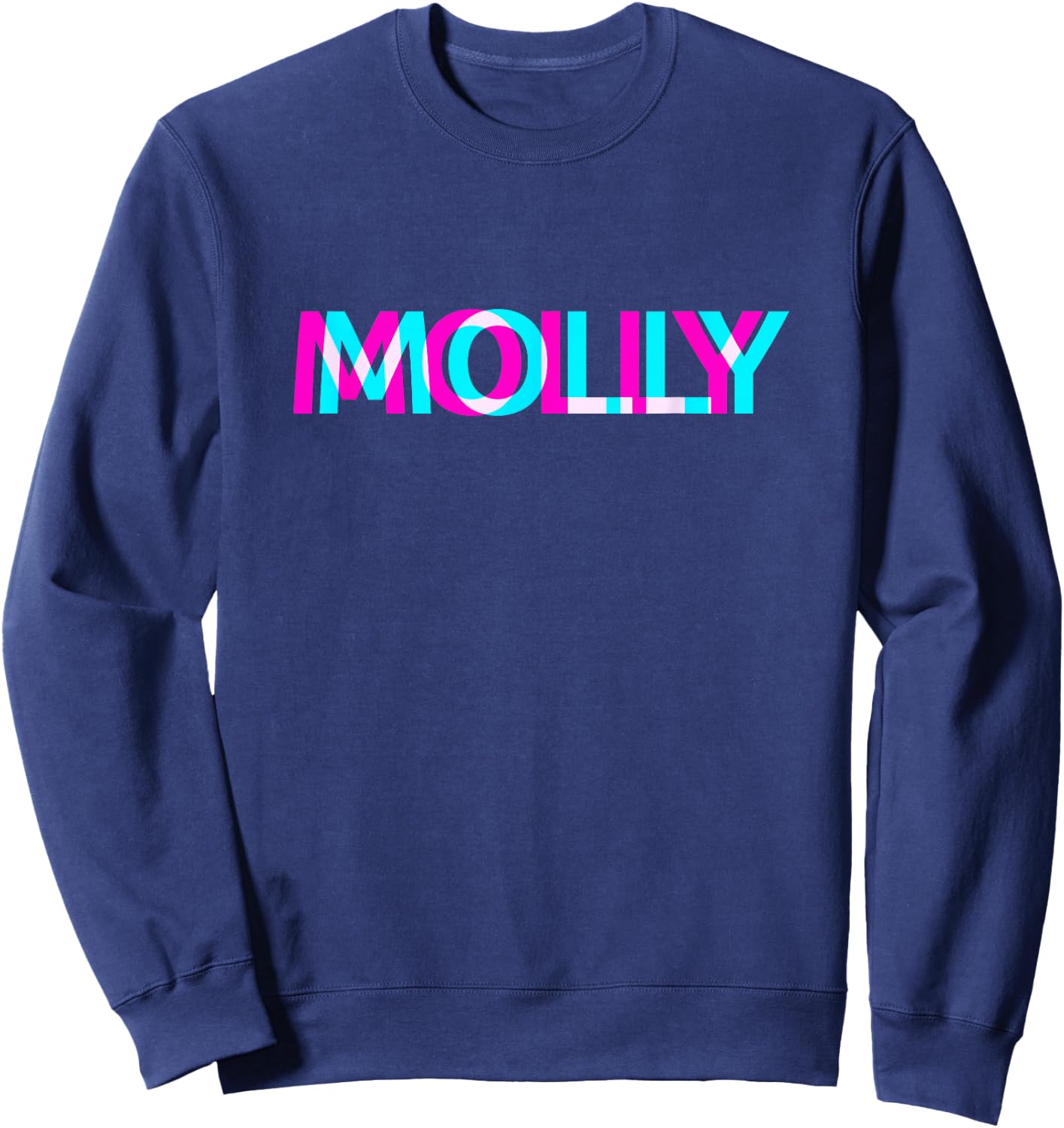 Molly MDMA Ecstasy Shirt XTC Rave Festival Sweatshirt - Sweatshirt | Navy
