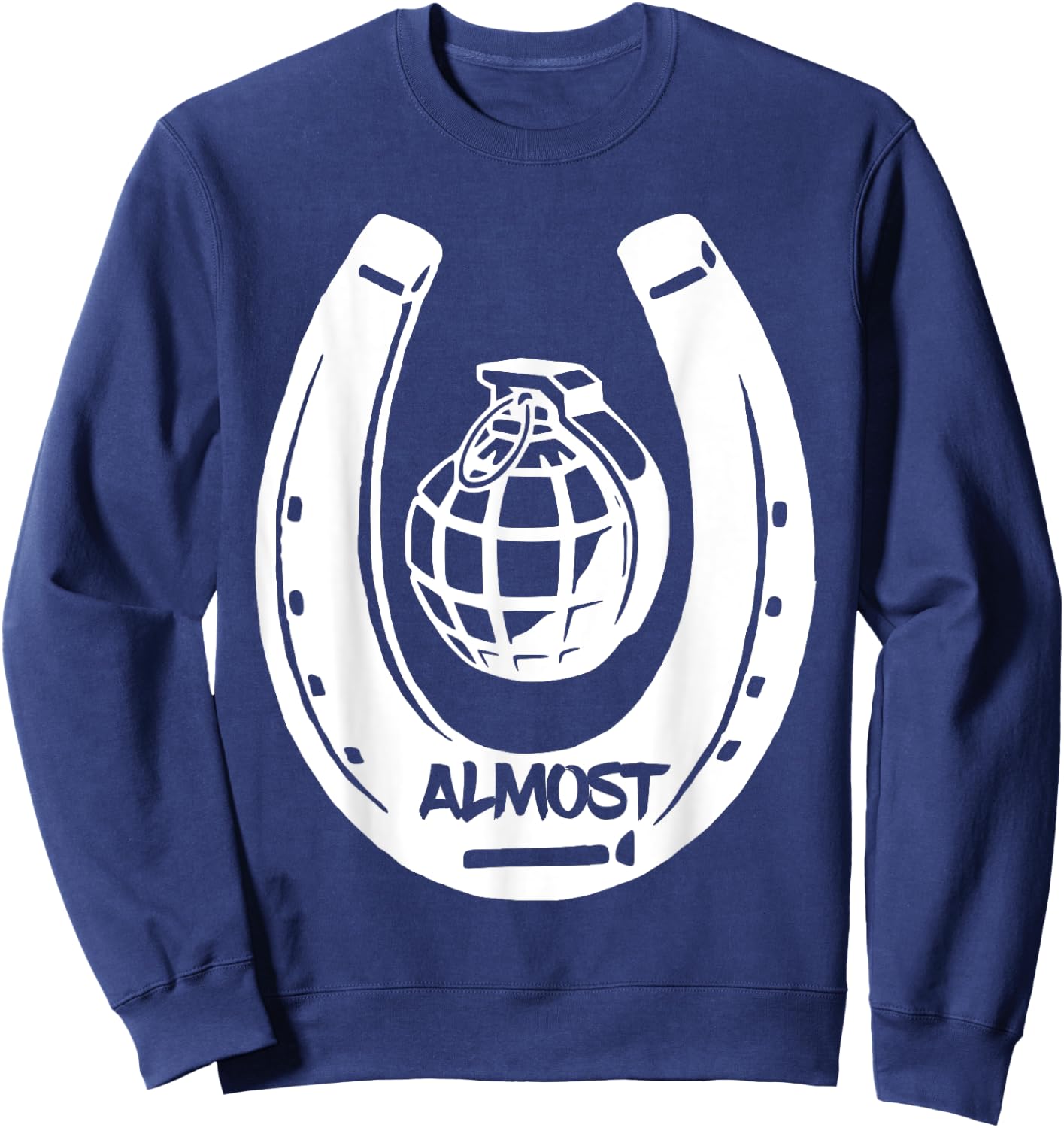 Close Only Counts - Horseshoes and Hand Grenades Sweatshirt - Sweatshirt | Navy