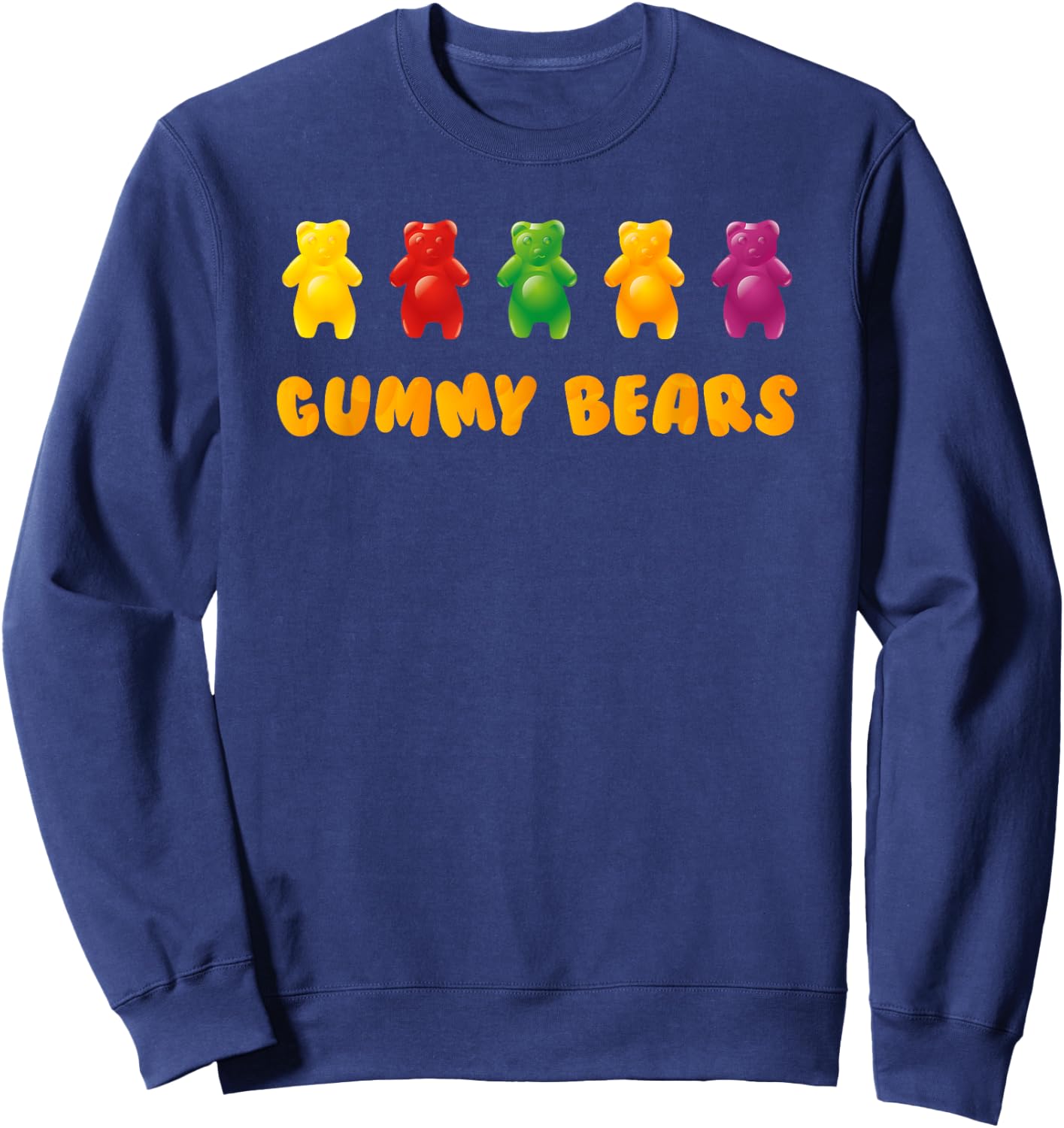 Gummy Bear My Spirit Animal Gummy Bear Funny Gift Sweatshirt - Sweatshirt | Navy