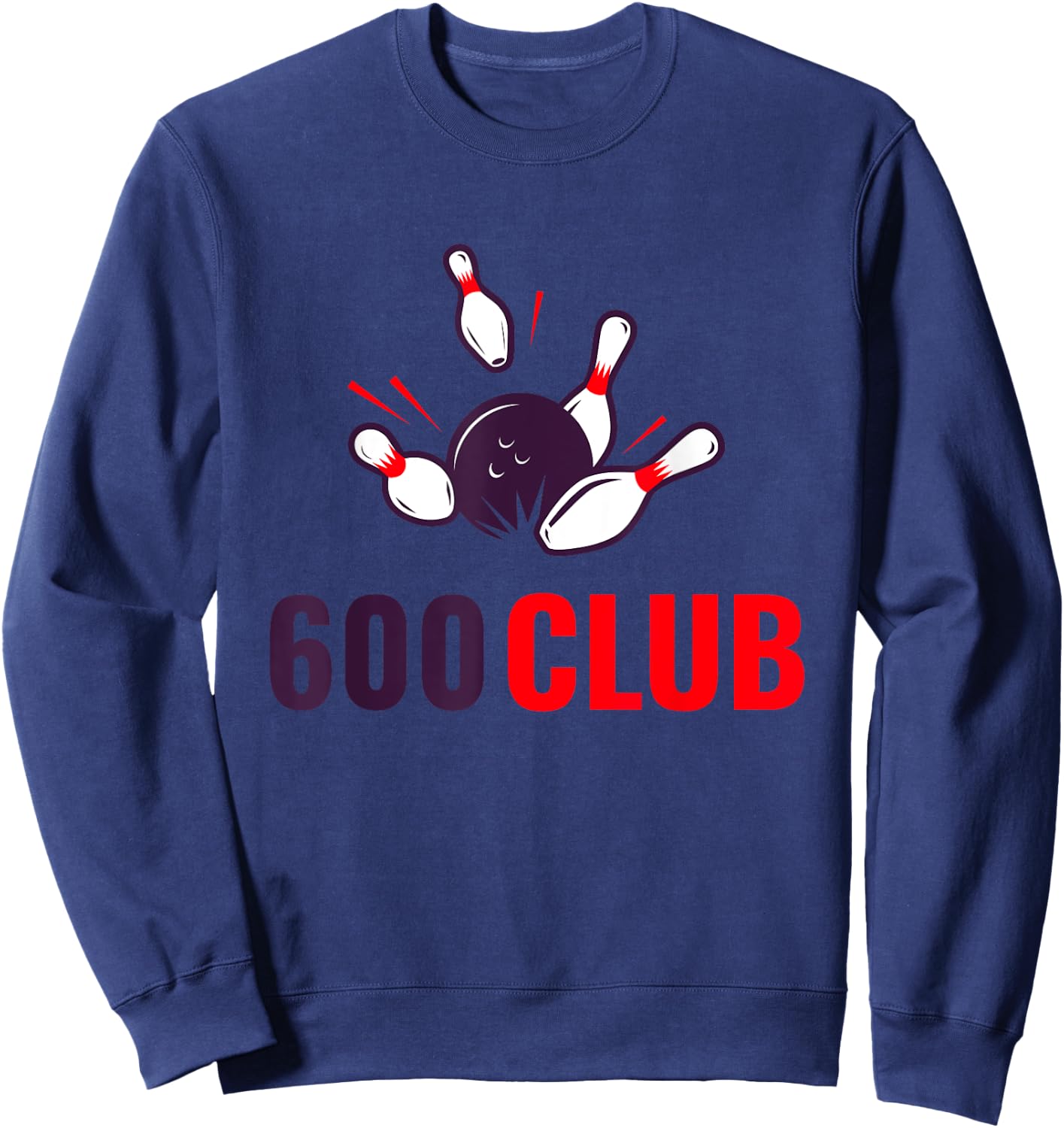 Bowling Series | 600 Club Achievement Sweatshirt - Sweatshirt | Navy
