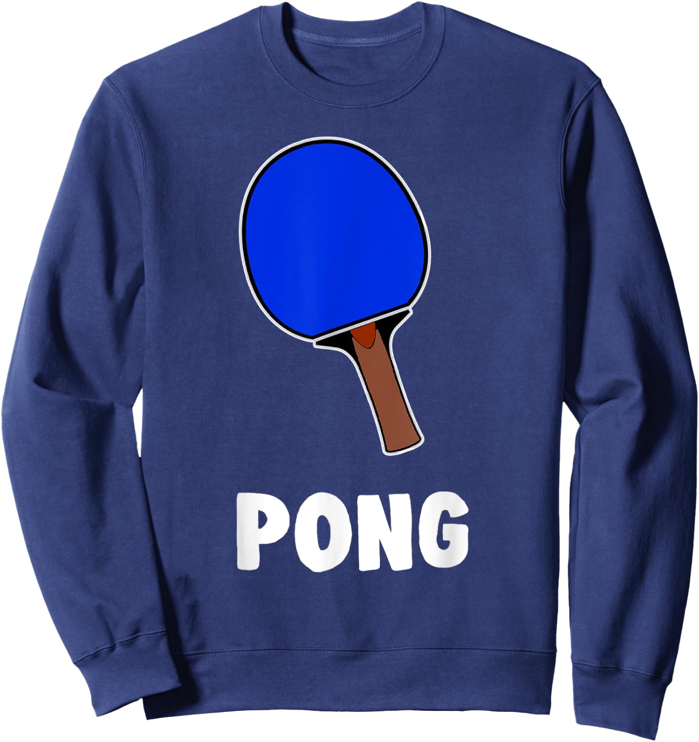 Couple Matching Halloween Costumes Pong Table Tennis Sweatshirt - Sweatshirt | Navy