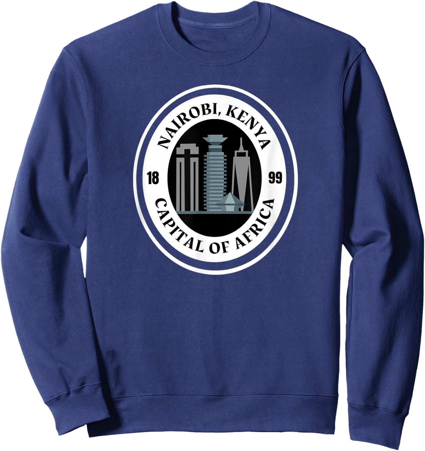 Nairobi, Kenya; Capital of Africa Sweatshirt - Sweatshirt | Navy