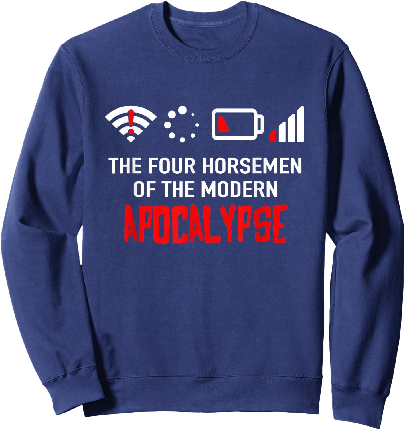 The Four Geeky Horsemen Men Women Kids Gift Sweatshirt - Sweatshirt | Navy